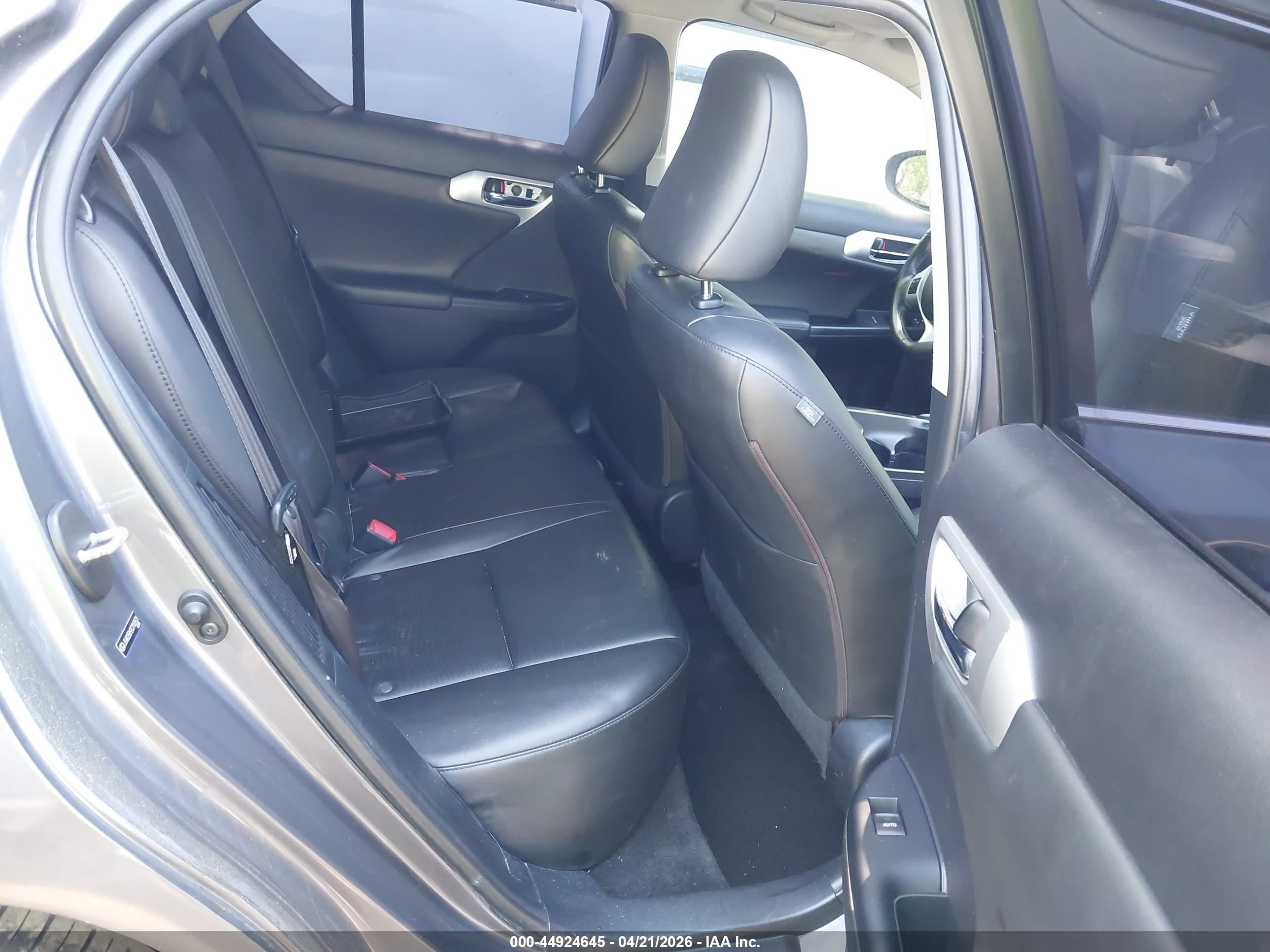 2012 Lexus Ct 200h Premium Gray vin: JTHKD5BH2C2106521