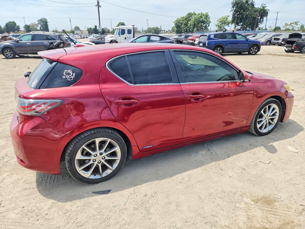 2012 Lexus Ct 200 Red vin: JTHKD5BH2C2107829