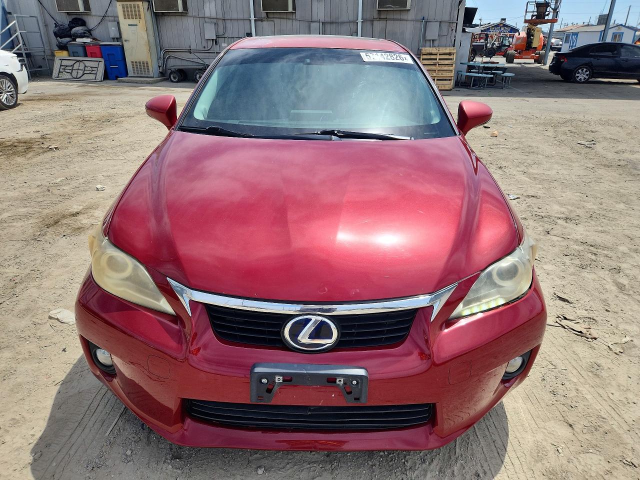 2012 Lexus Ct 200 Red vin: JTHKD5BH2C2107829