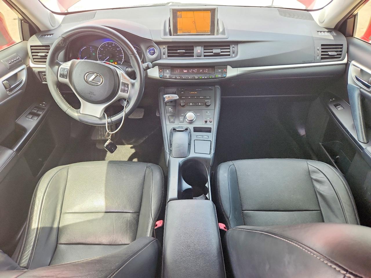 2012 Lexus Ct 200 Red vin: JTHKD5BH2C2107829
