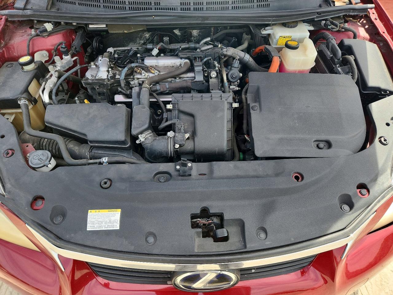 2012 Lexus Ct 200 Red vin: JTHKD5BH2C2107829