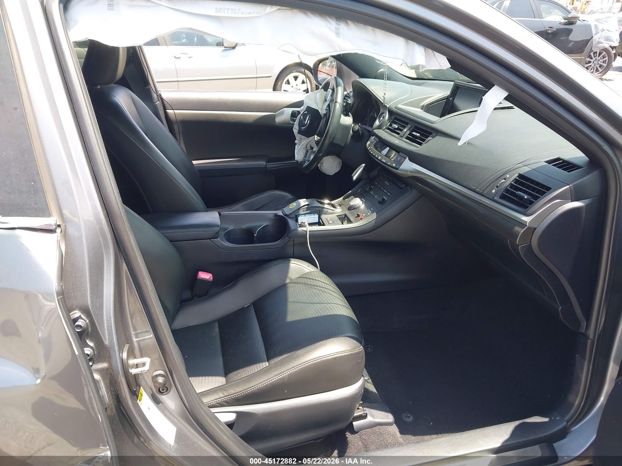 2012 Lexus Ct 200h Premium Brown vin: JTHKD5BH2C2110035