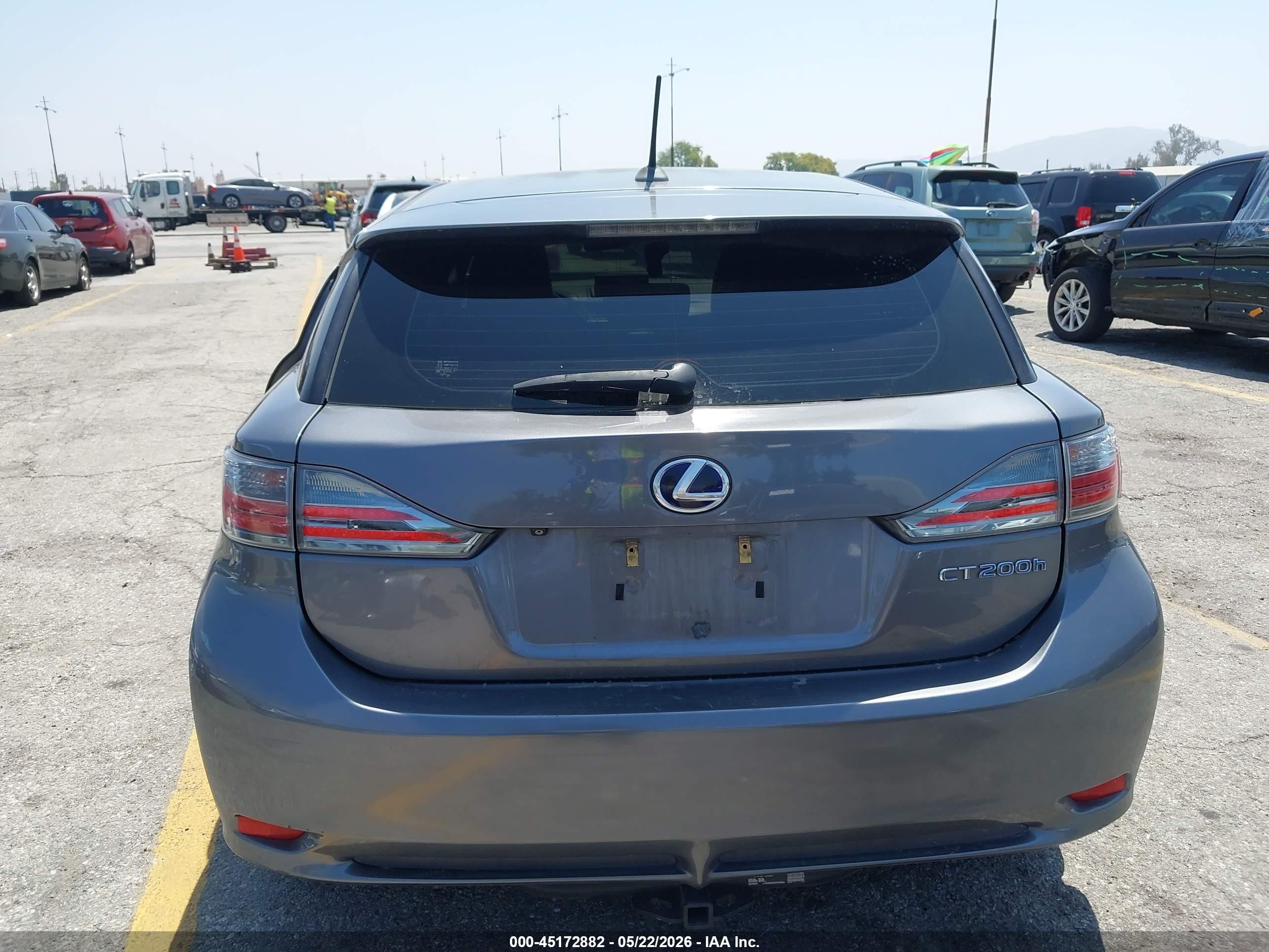 2012 Lexus Ct 200h Premium Brown vin: JTHKD5BH2C2110035
