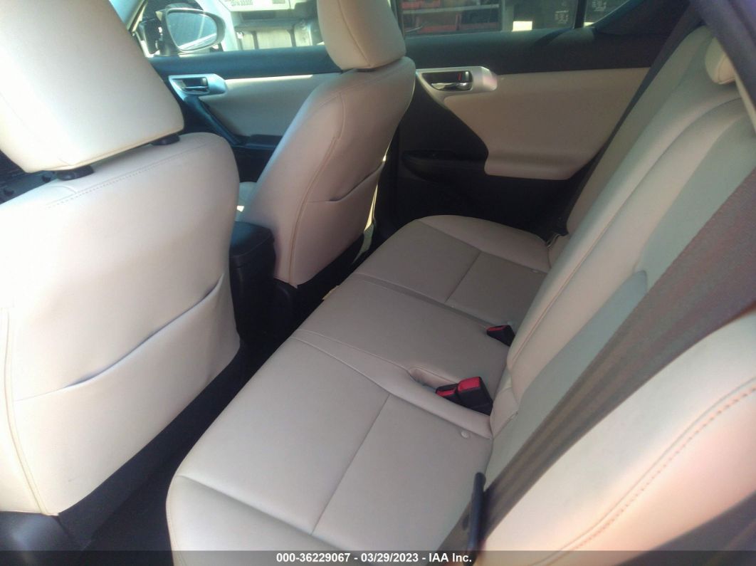 2013 Lexus Ct 200h Hybrid Brown vin: JTHKD5BH2D2124325