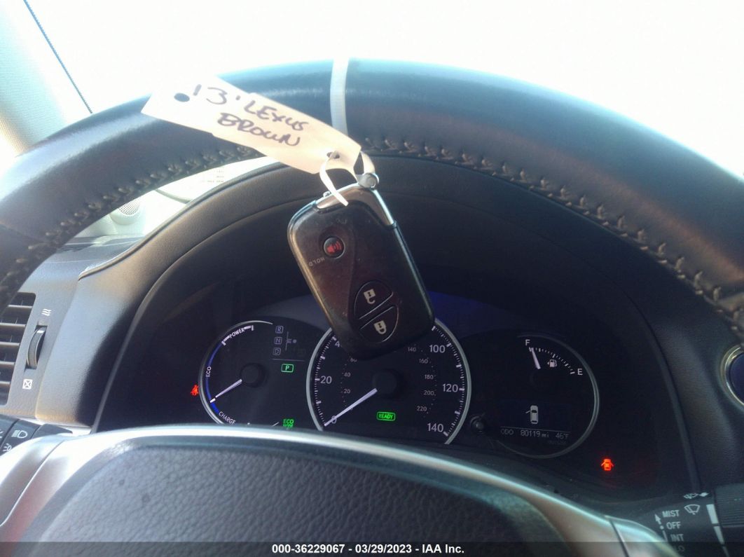 2013 Lexus Ct 200h Hybrid Brown vin: JTHKD5BH2D2124325