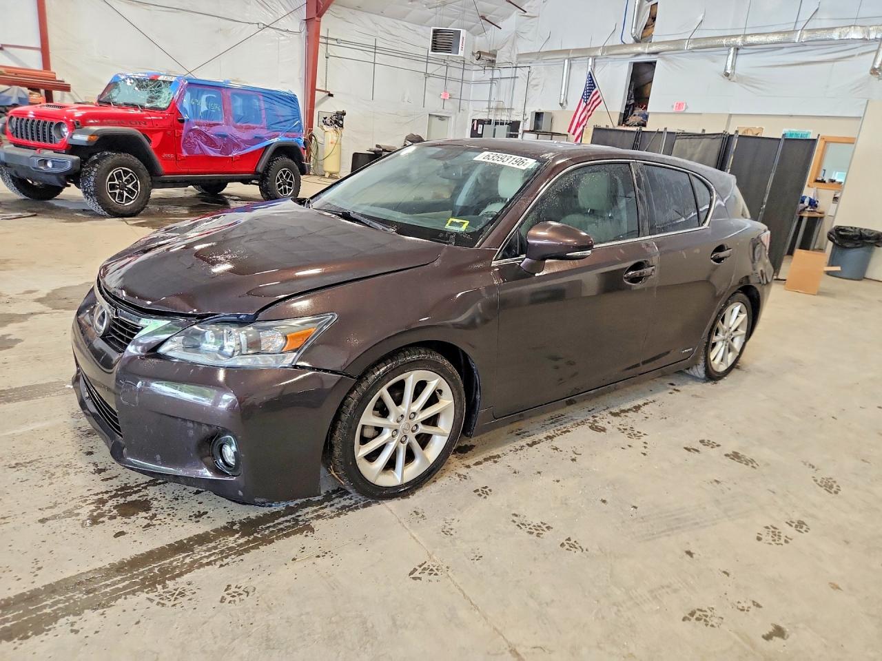 2013 Lexus Ct 200 Gray vin: JTHKD5BH2D2124325