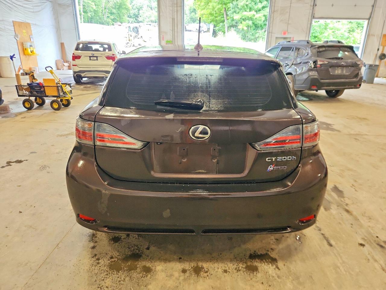 2013 Lexus Ct 200 Gray vin: JTHKD5BH2D2124325