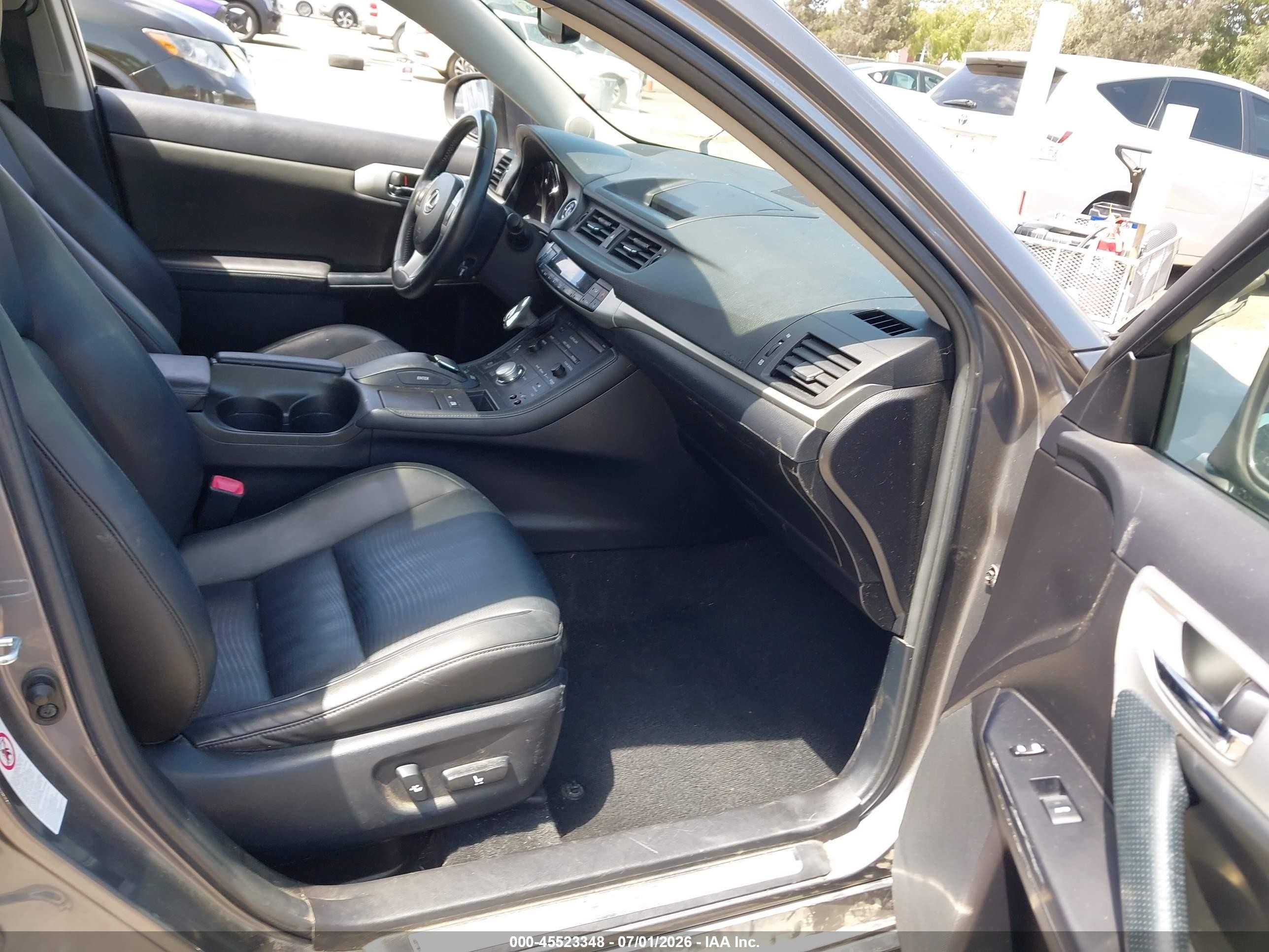 2013 Lexus Ct 200h   Gray vin: JTHKD5BH2D2126334