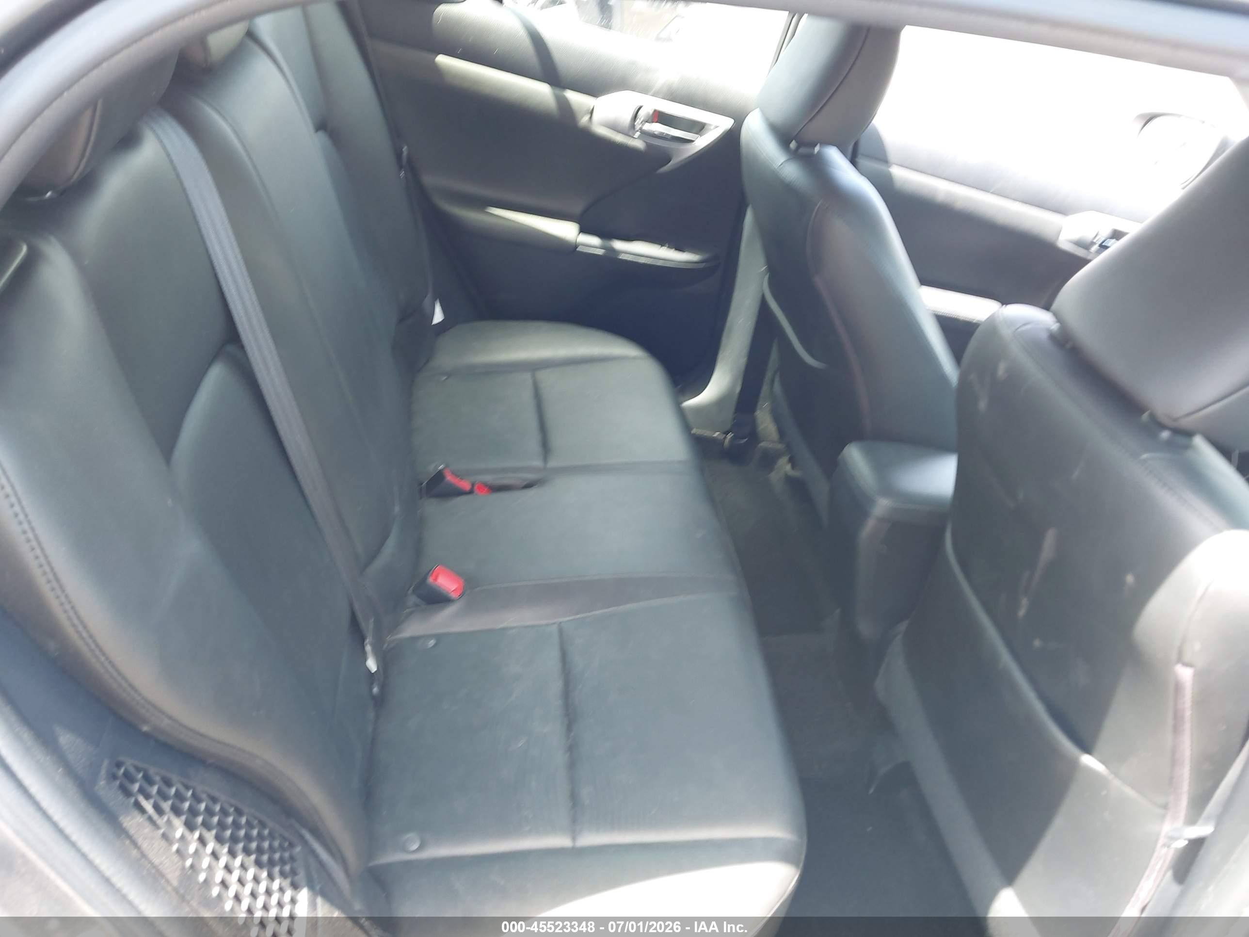 2013 Lexus Ct 200h   Gray vin: JTHKD5BH2D2126334