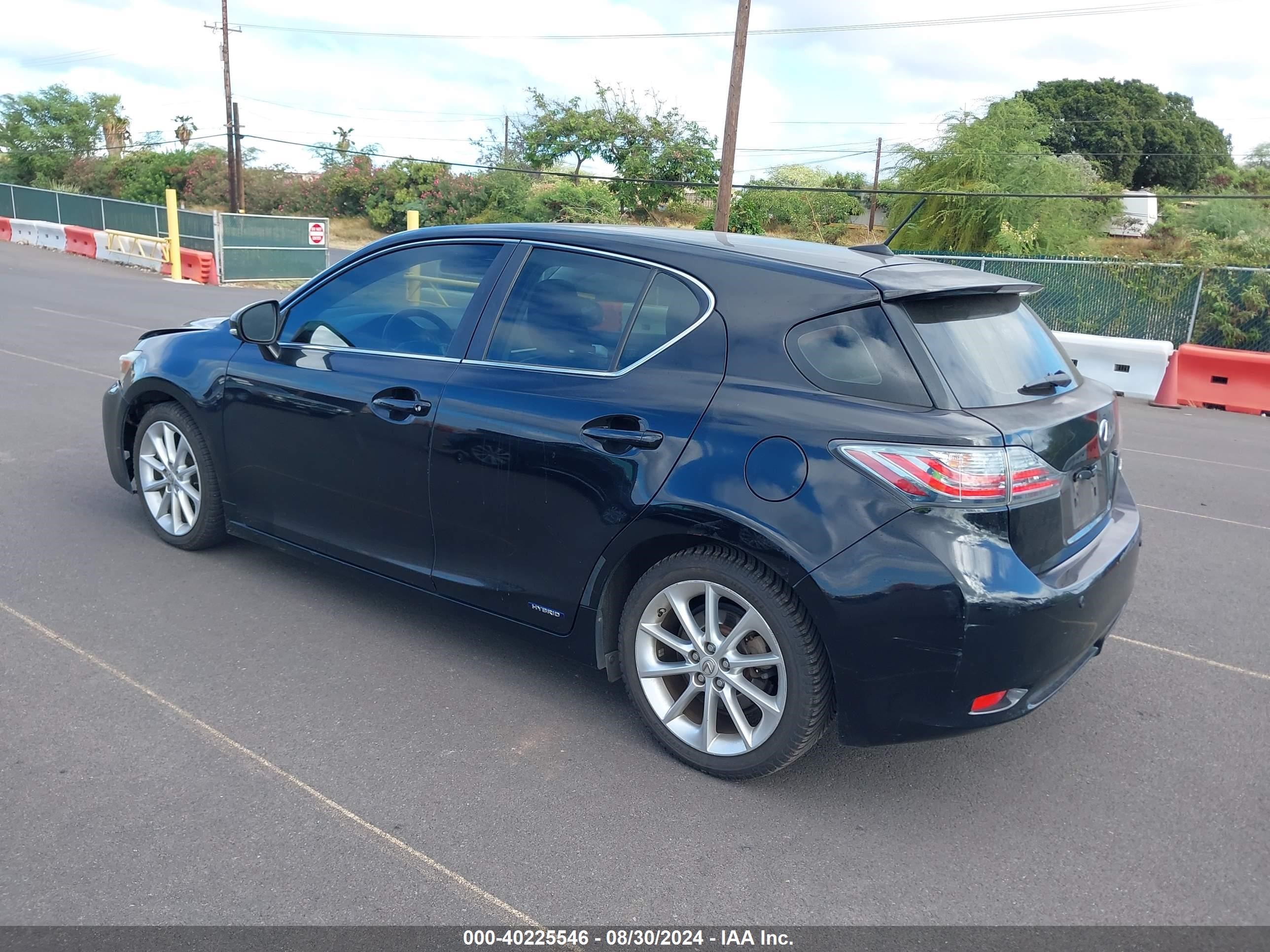 2013 Lexus Ct 200h   Black vin: JTHKD5BH2D2126978