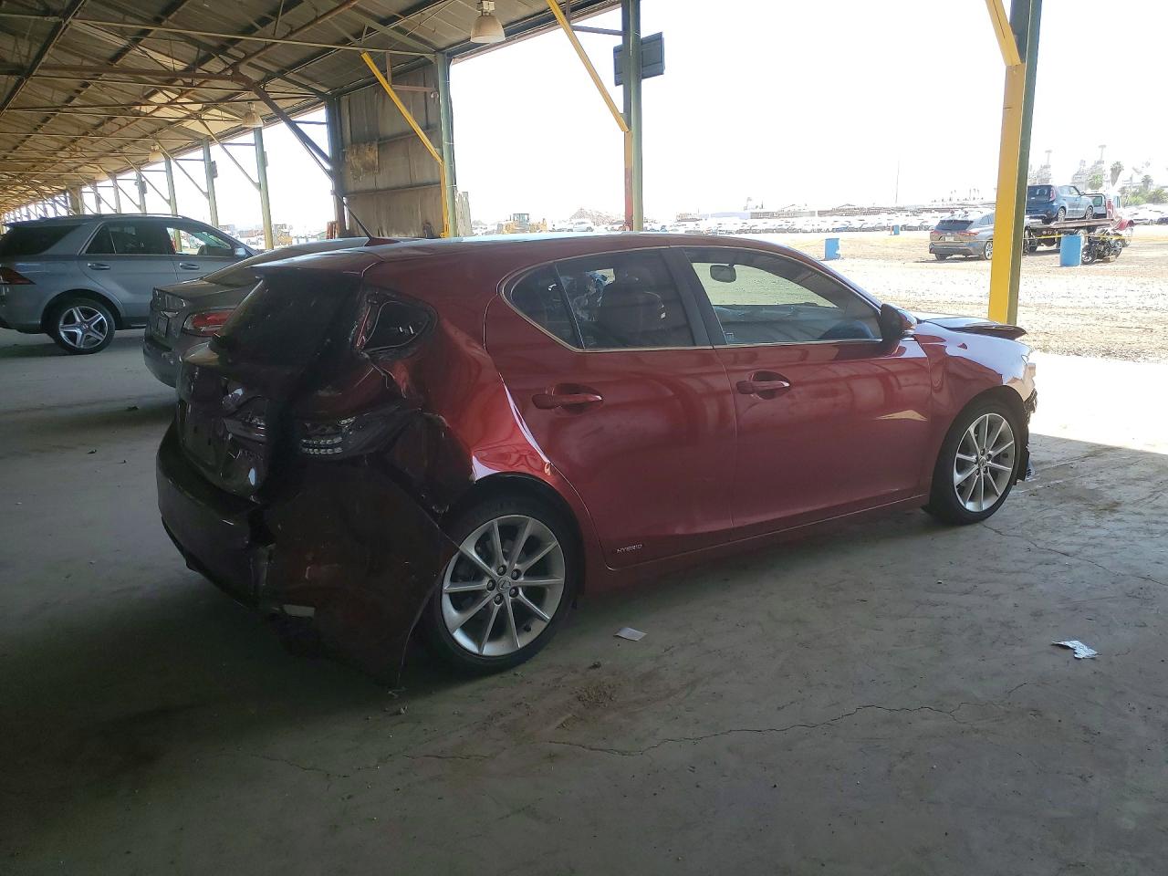 2013 Lexus Ct 200 Maroon vin: JTHKD5BH2D2133994