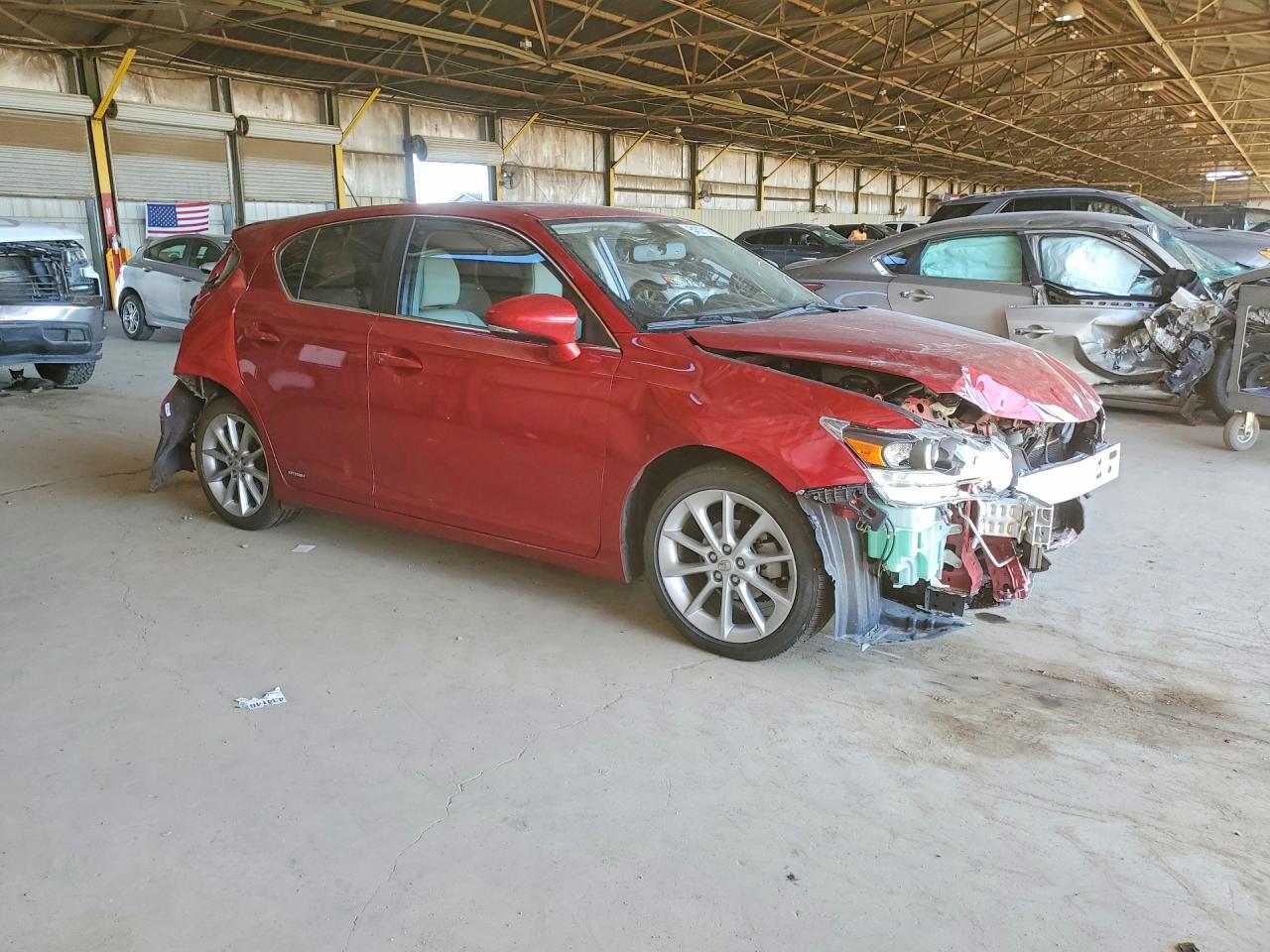 2013 Lexus Ct 200 Maroon vin: JTHKD5BH2D2133994