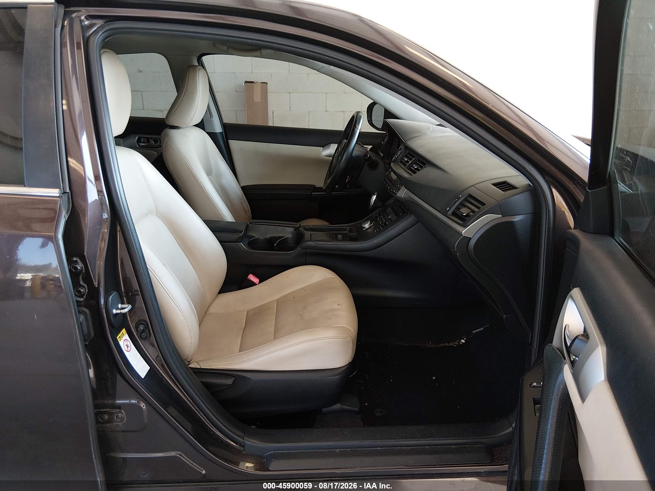 2013 Lexus Ct 200h   Gray vin: JTHKD5BH2D2134921