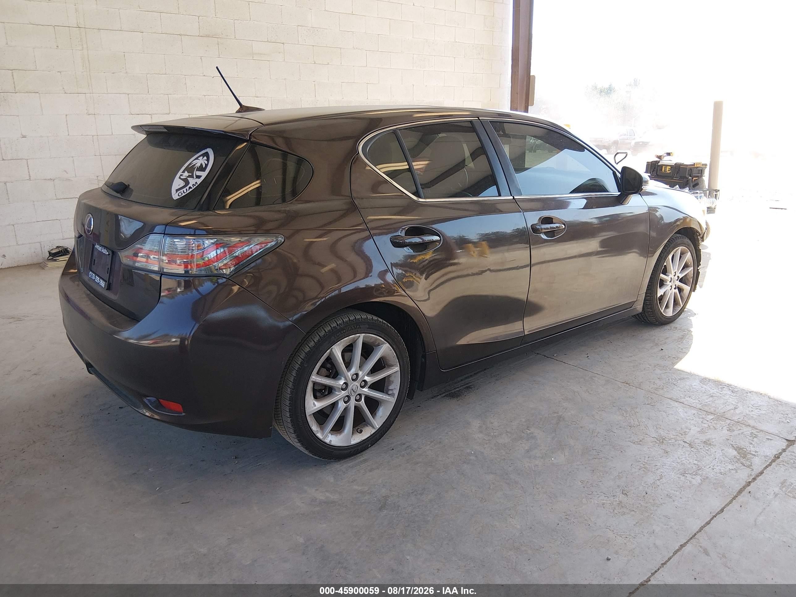 2013 Lexus Ct 200h   Gray vin: JTHKD5BH2D2134921