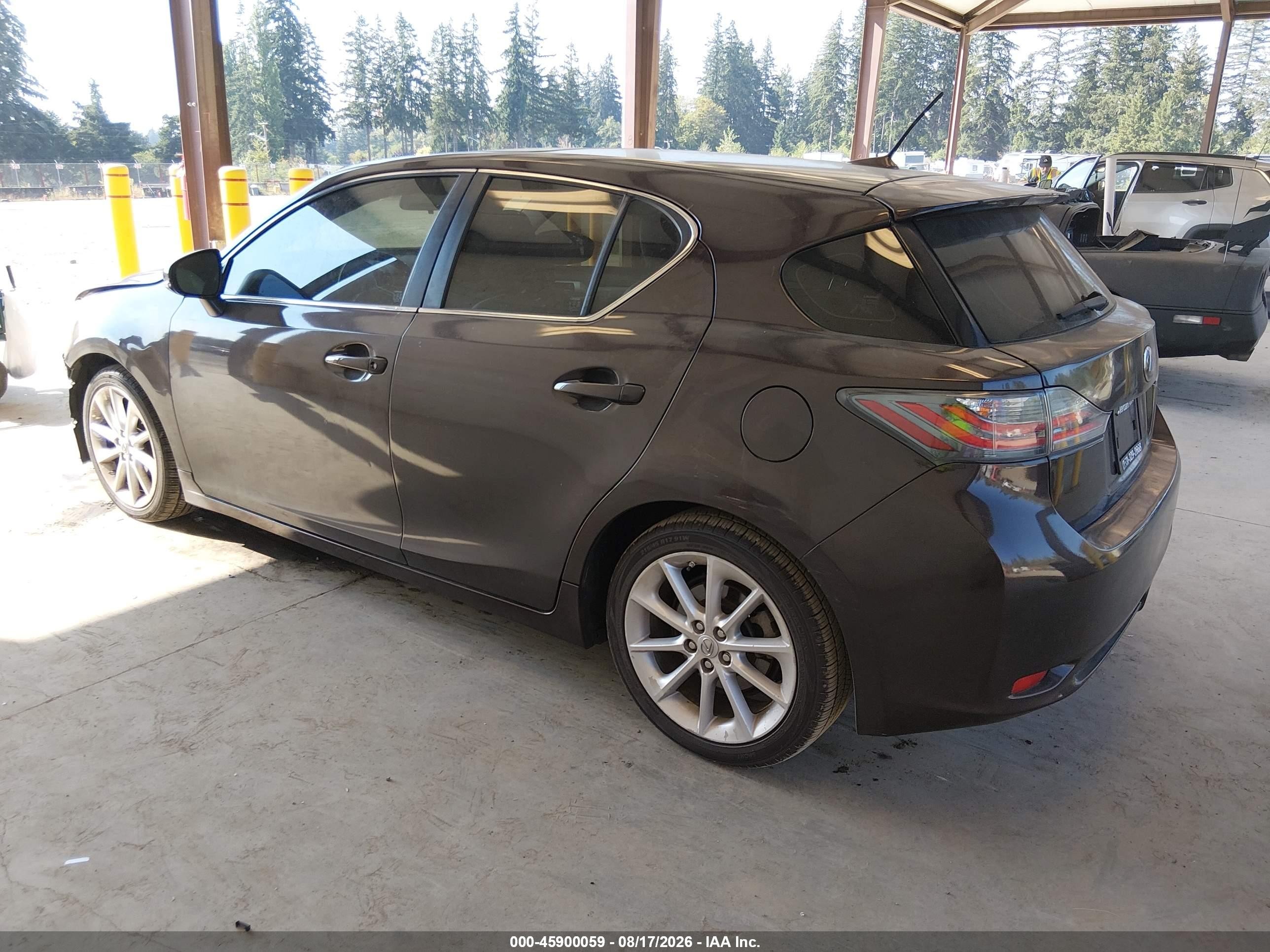2013 Lexus Ct 200h   Gray vin: JTHKD5BH2D2134921