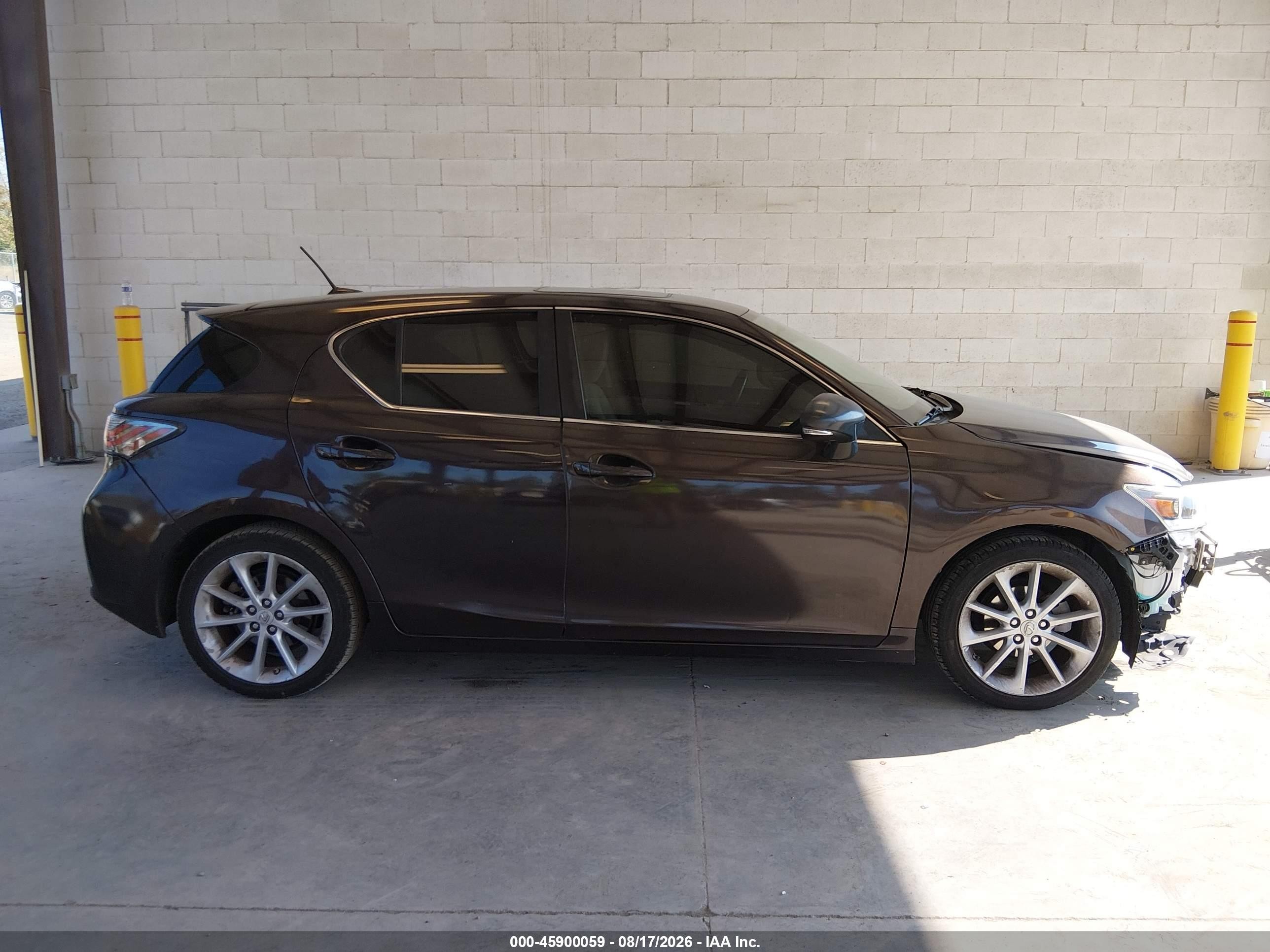 2013 Lexus Ct 200h   Gray vin: JTHKD5BH2D2134921