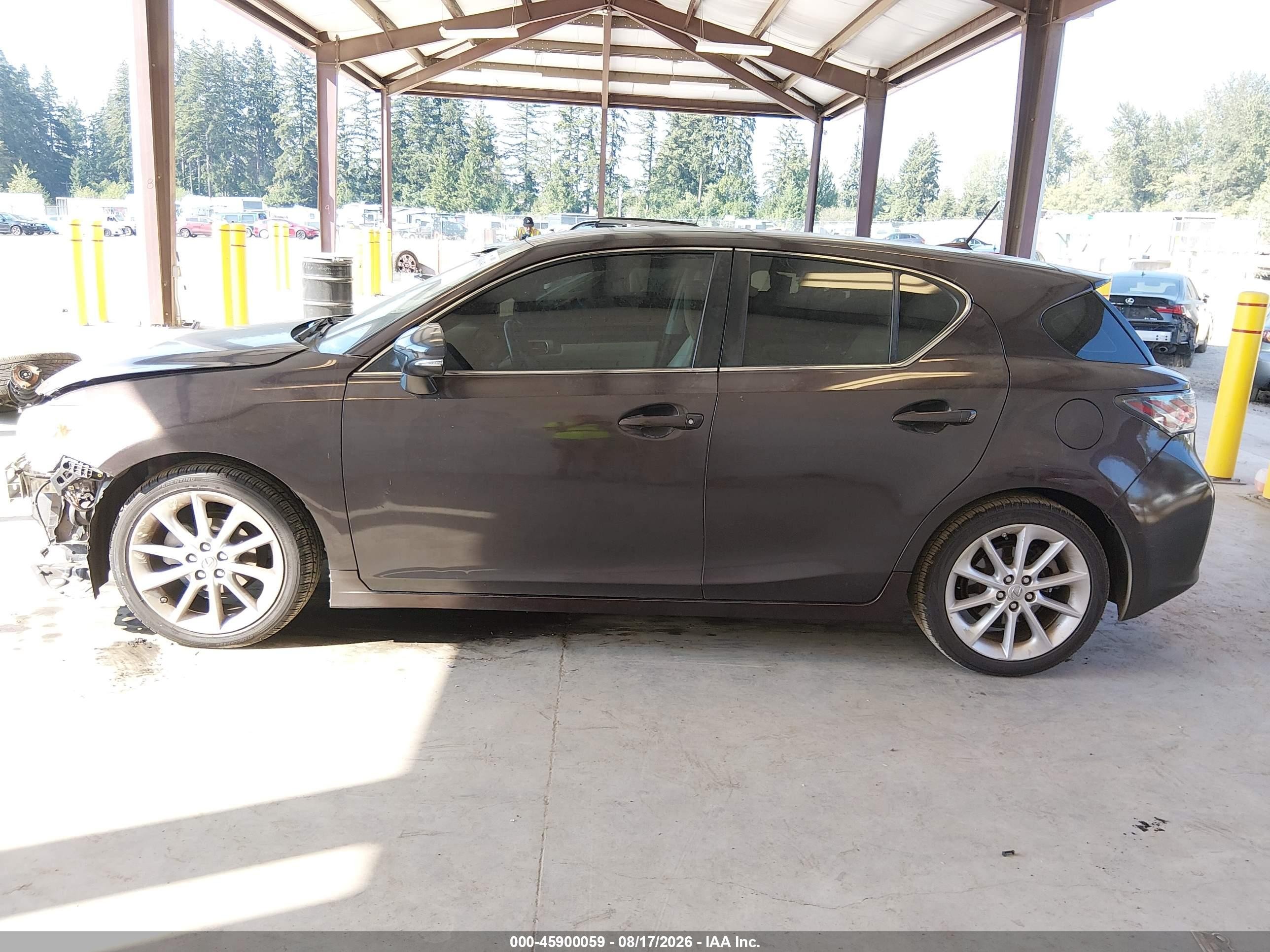 2013 Lexus Ct 200h   Gray vin: JTHKD5BH2D2134921