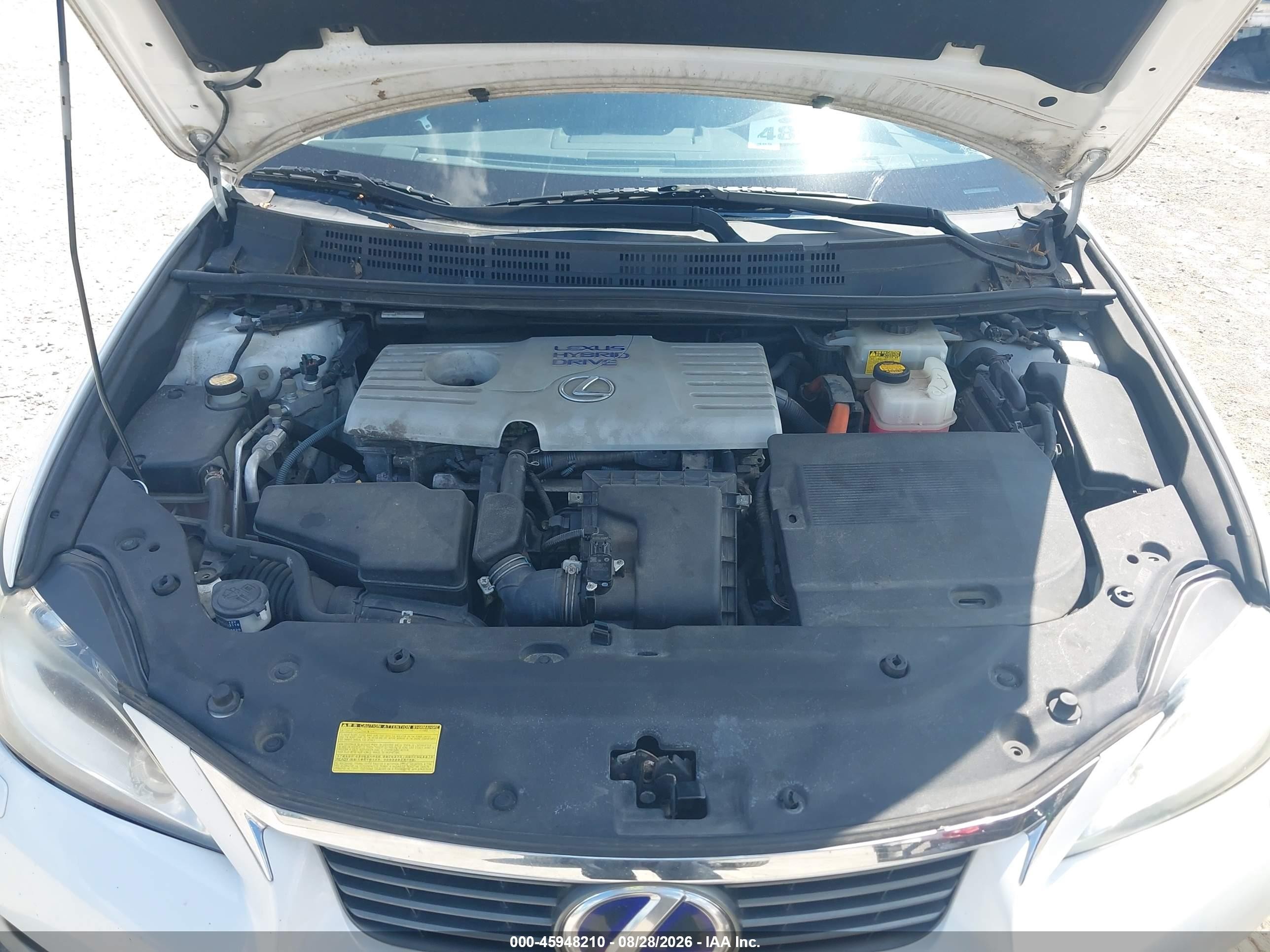 2013 Lexus Ct 200h White vin: JTHKD5BH2D2137091