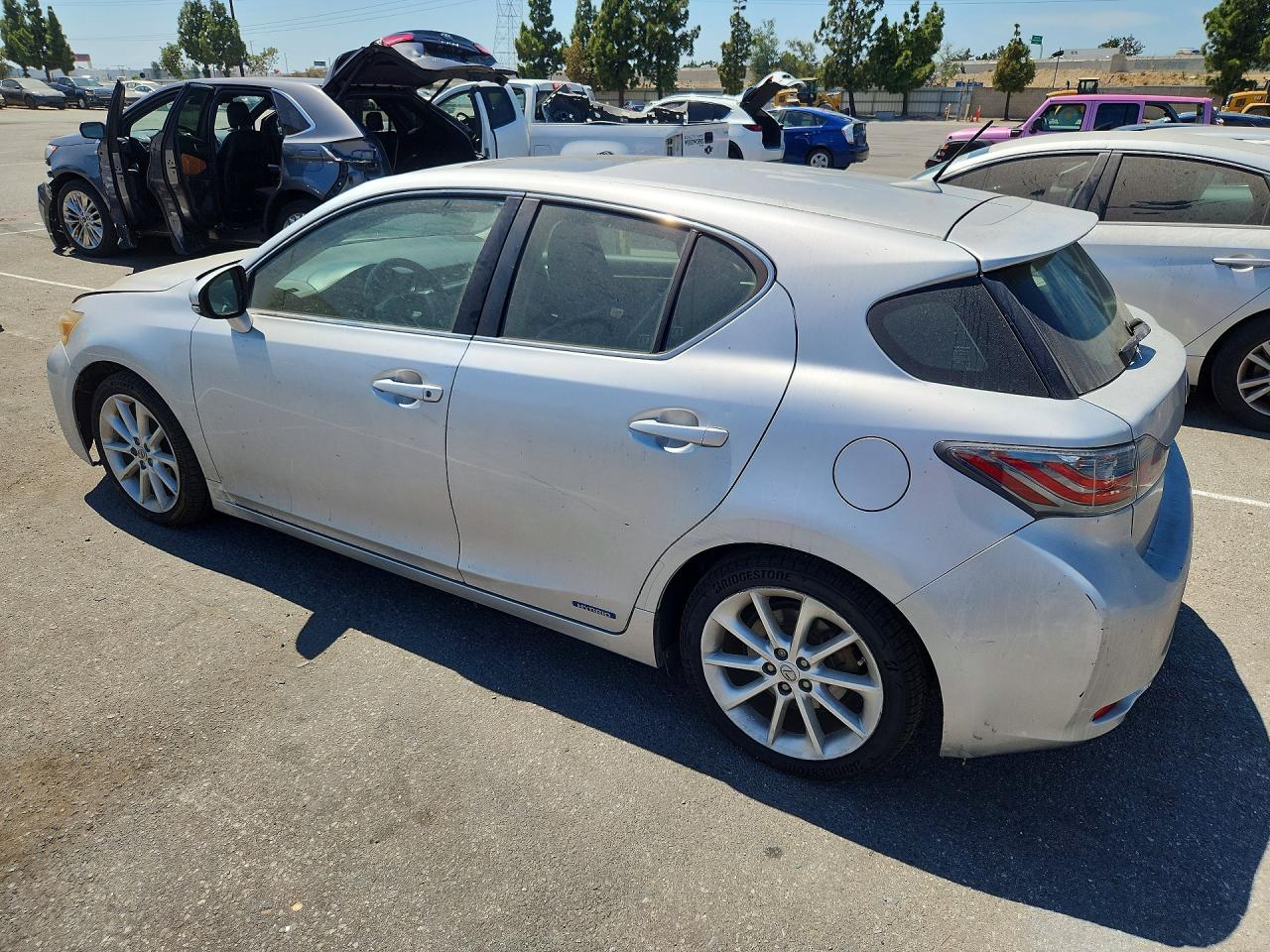 2013 Lexus Ct 200 Silver vin: JTHKD5BH2D2138015