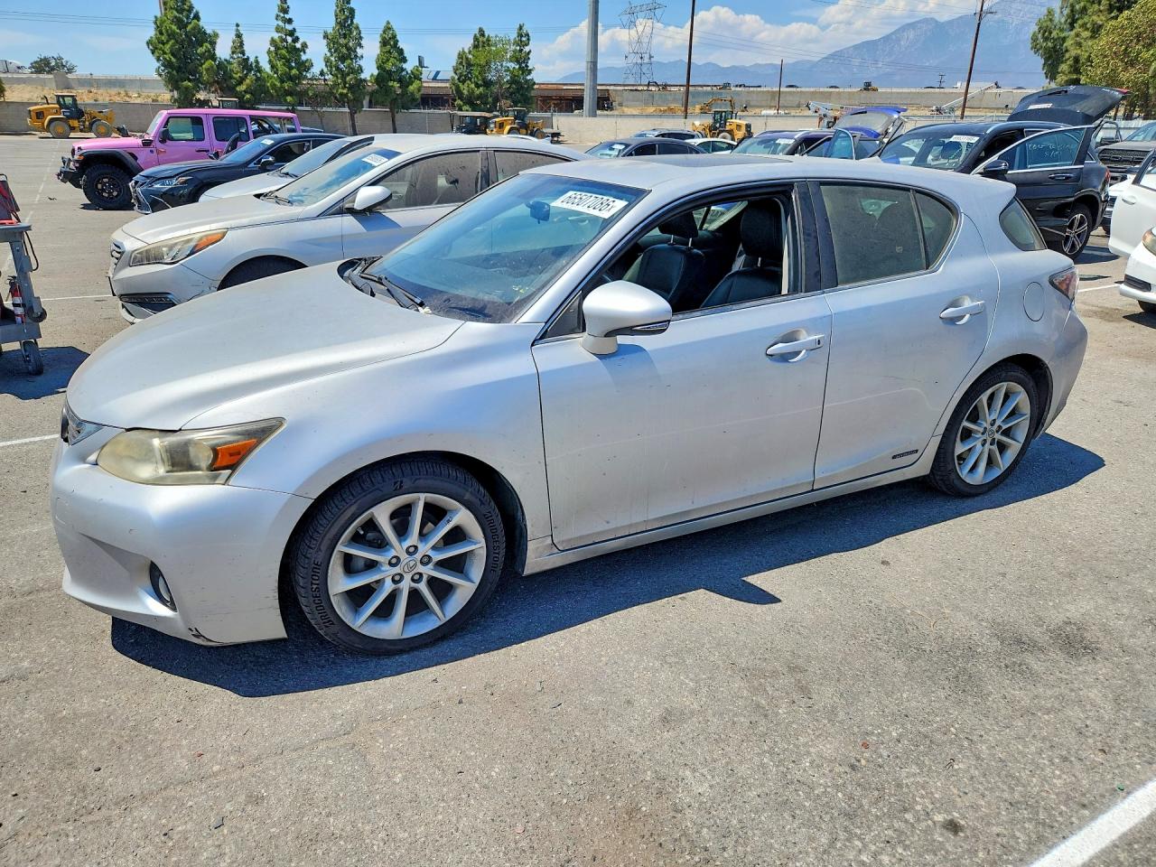 2013 Lexus Ct 200 Silver vin: JTHKD5BH2D2138015