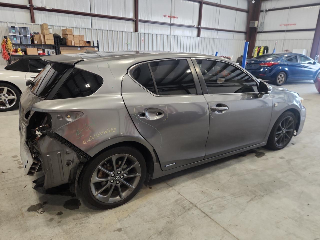 2013 Lexus Ct 200 Silver vin: JTHKD5BH2D2143246