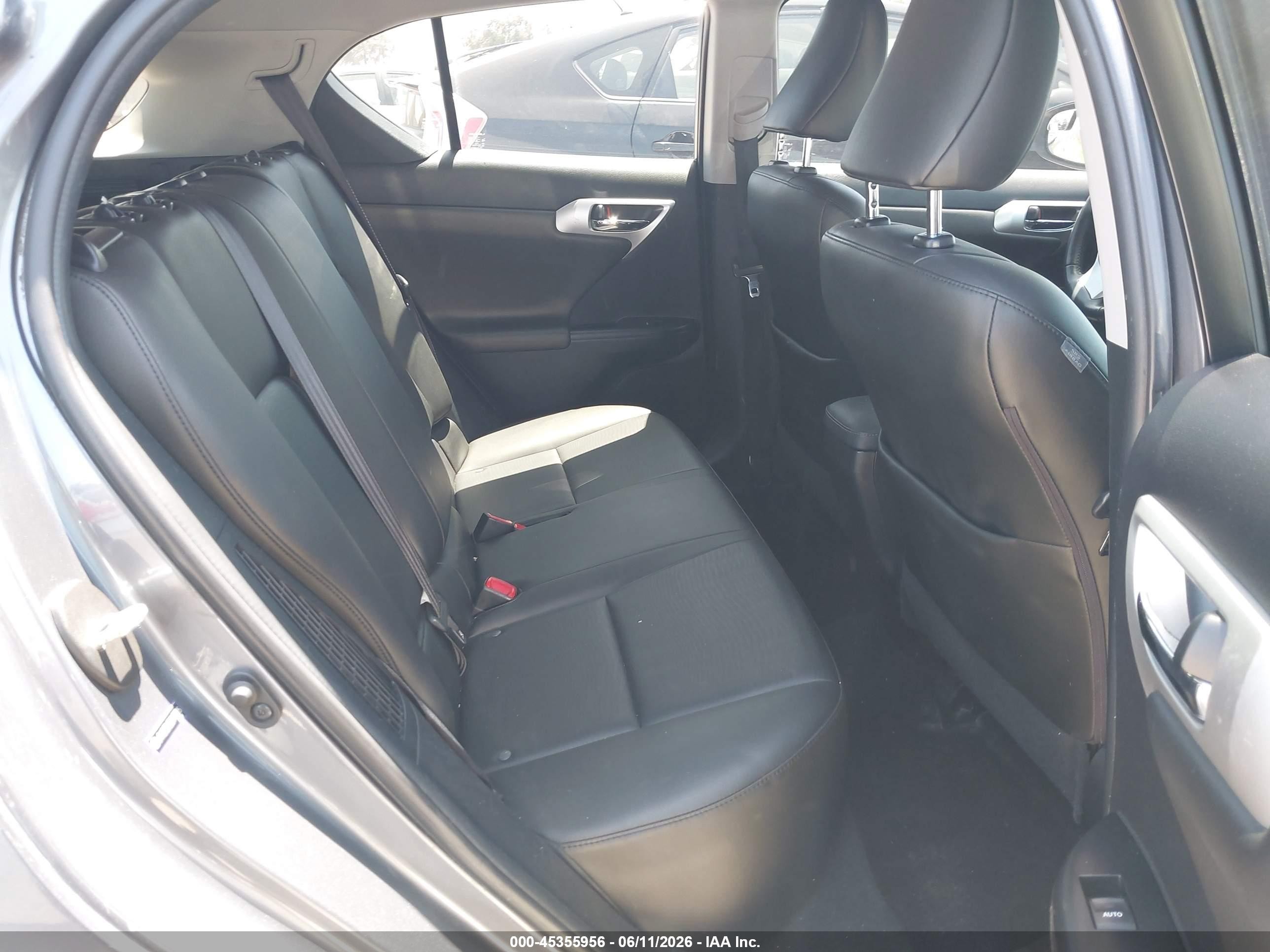 2013 Lexus Ct 200h   Gray vin: JTHKD5BH2D2170205