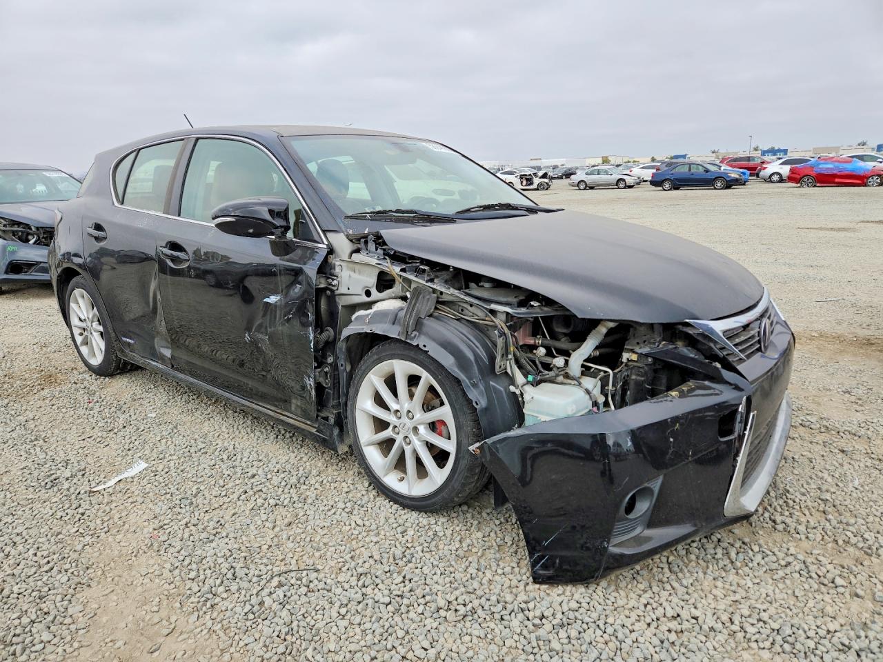 2013 Lexus Ct 200 Black vin: JTHKD5BH2D2170690