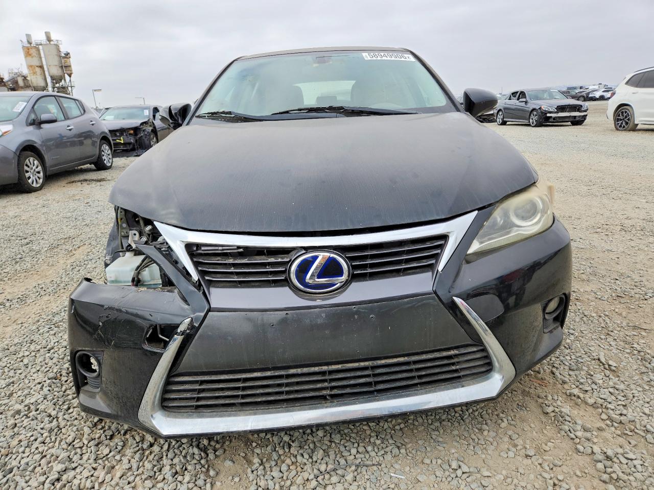 2013 Lexus Ct 200 Black vin: JTHKD5BH2D2170690