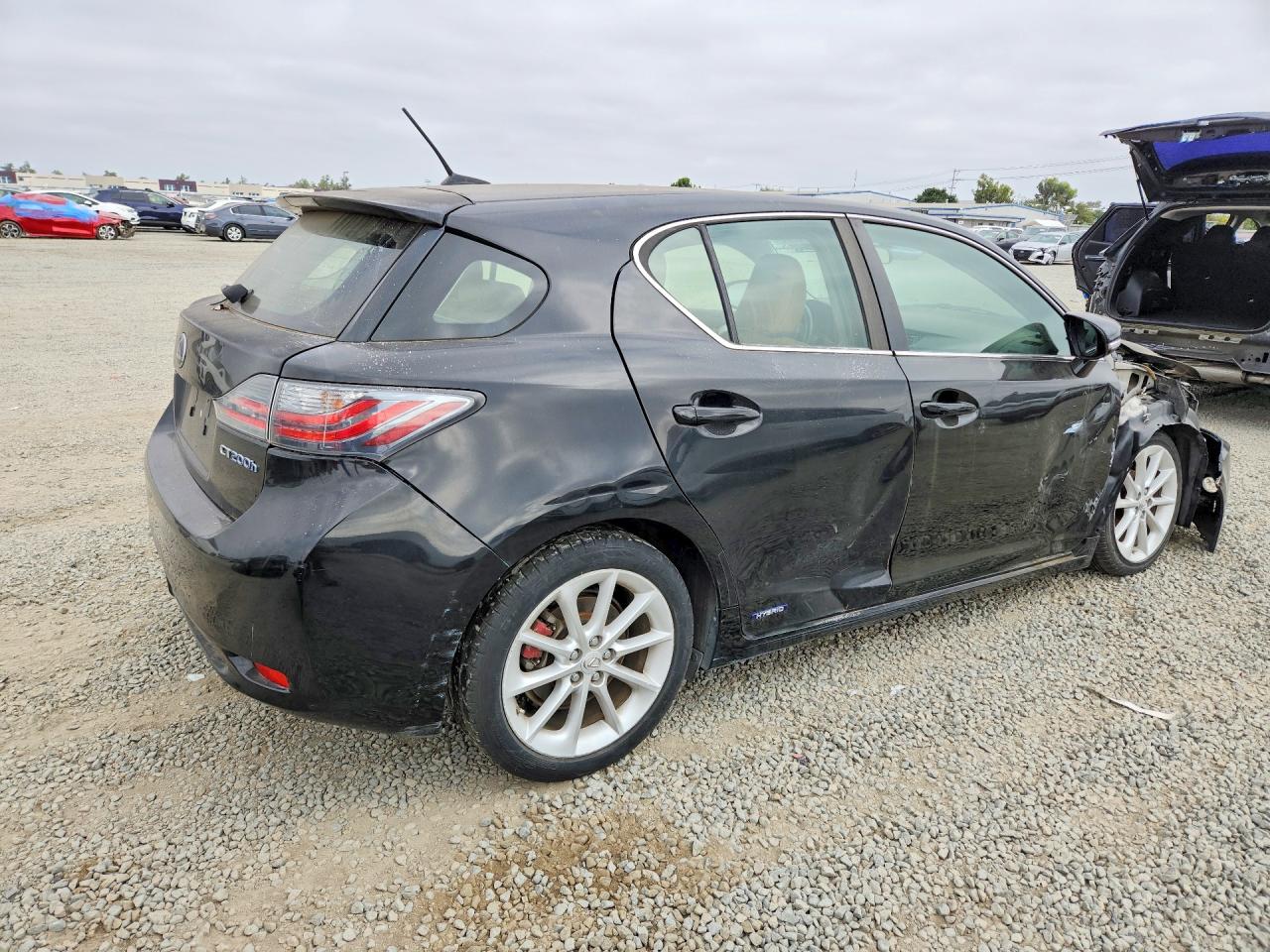 2013 Lexus Ct 200 Black vin: JTHKD5BH2D2170690