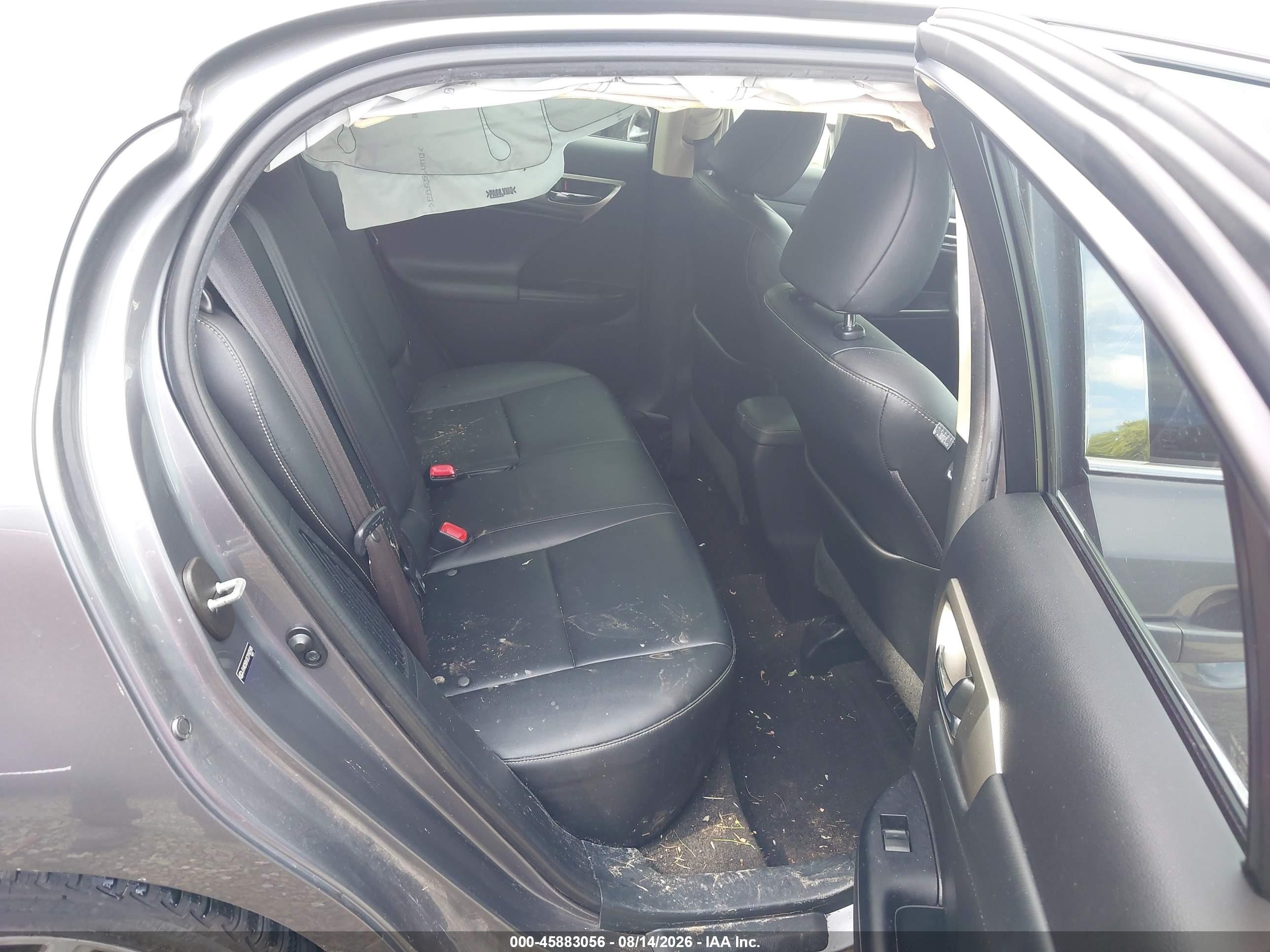 2014 Lexus Ct 200h   Gray vin: JTHKD5BH2E2190598