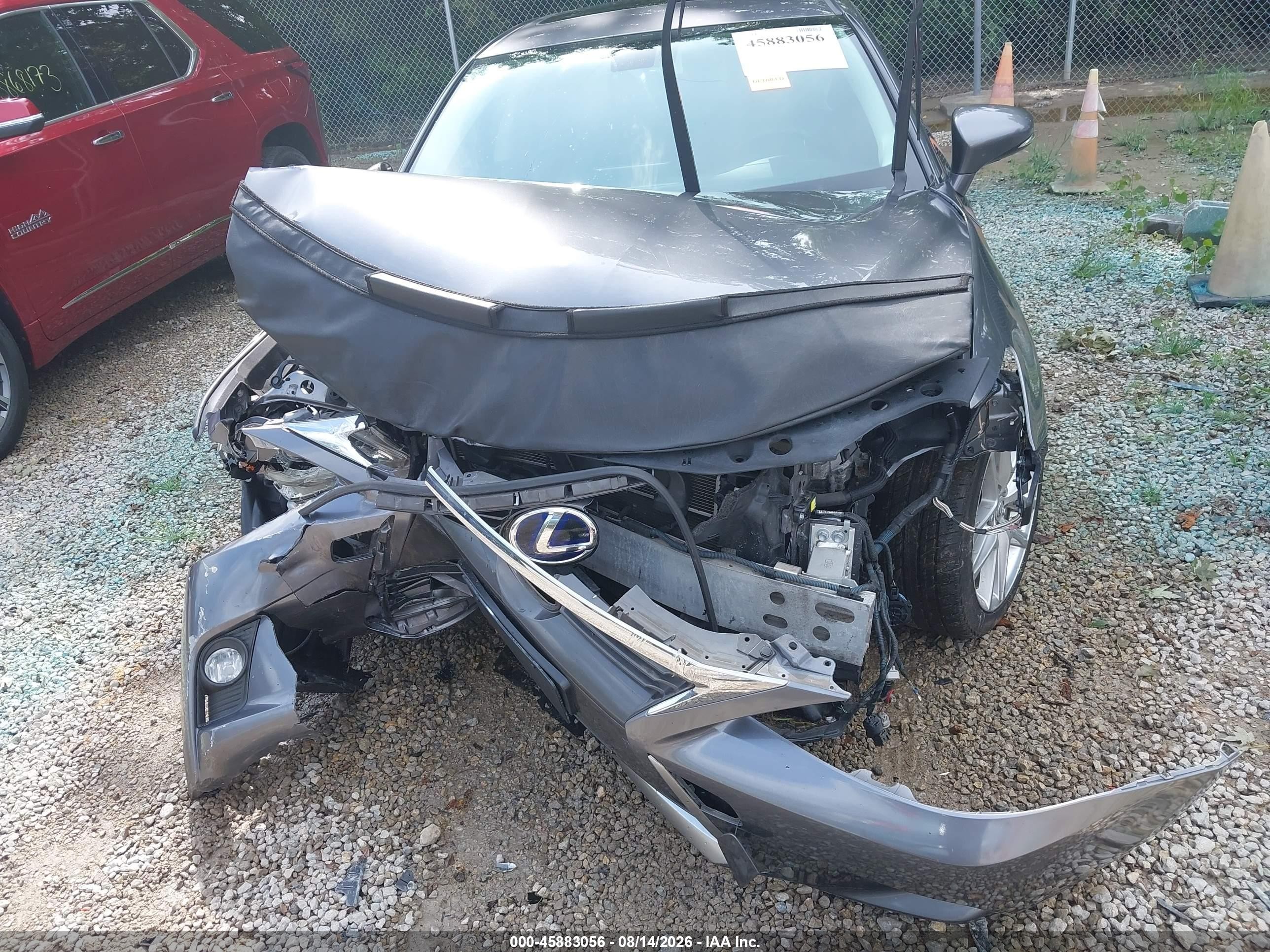 2014 Lexus Ct 200h   Gray vin: JTHKD5BH2E2190598