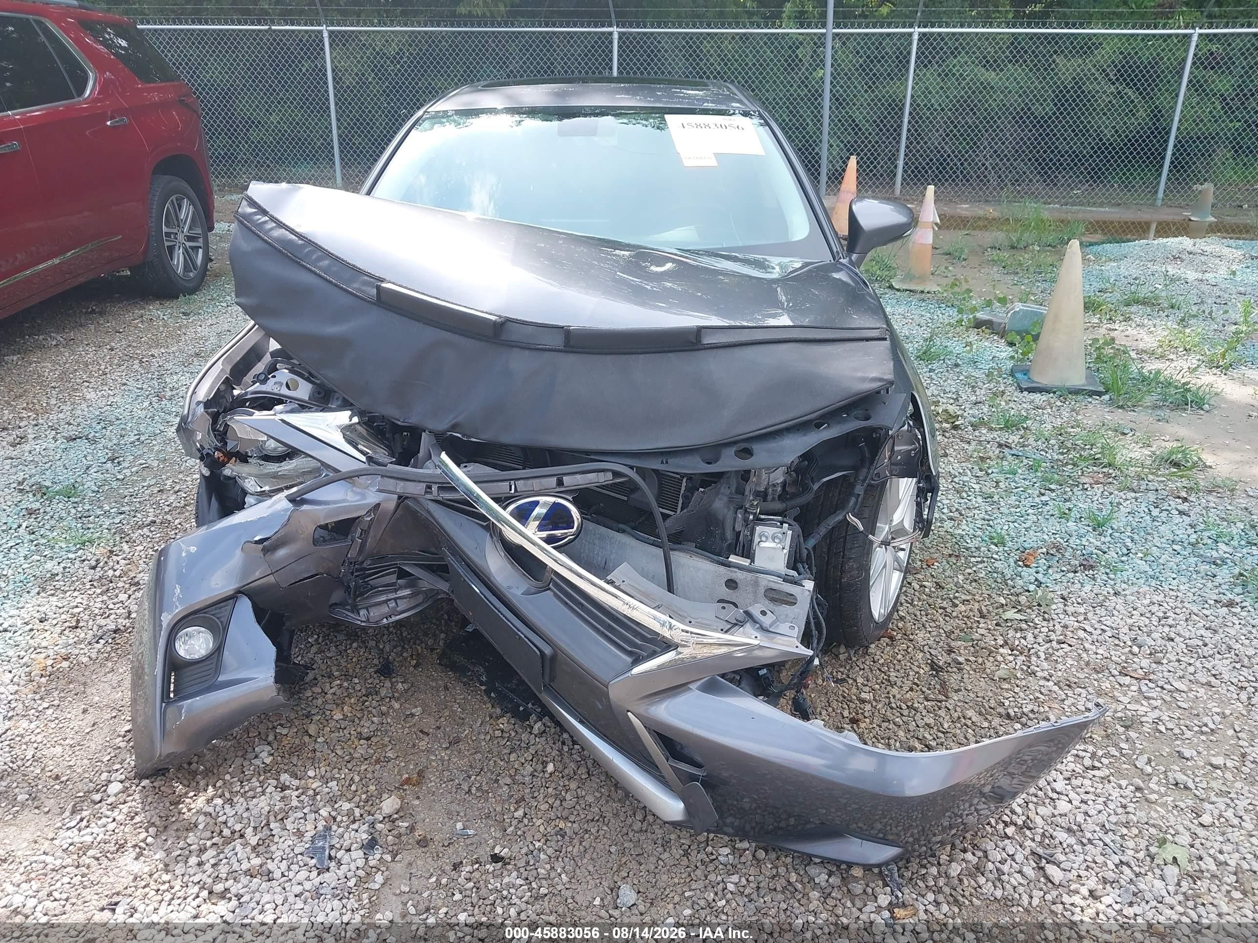 2014 Lexus Ct 200h   Gray vin: JTHKD5BH2E2190598