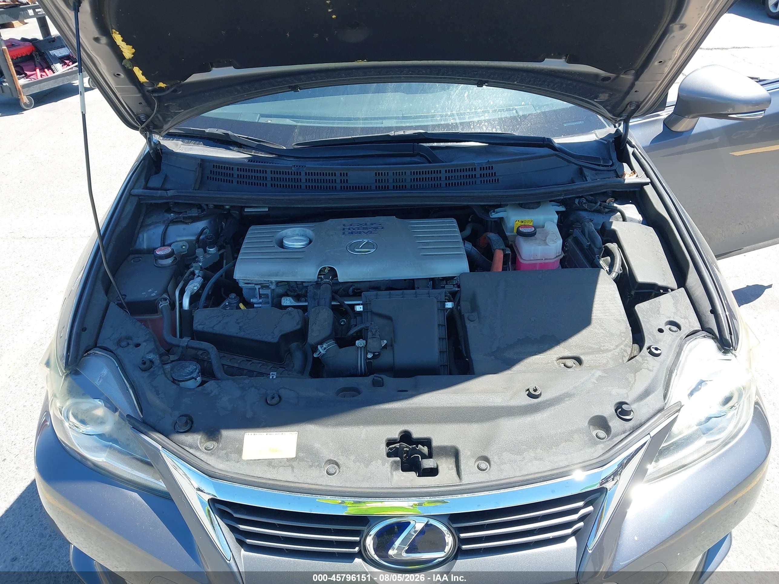 2014 Lexus Ct 200h   Серый vin: JTHKD5BH2E2190634