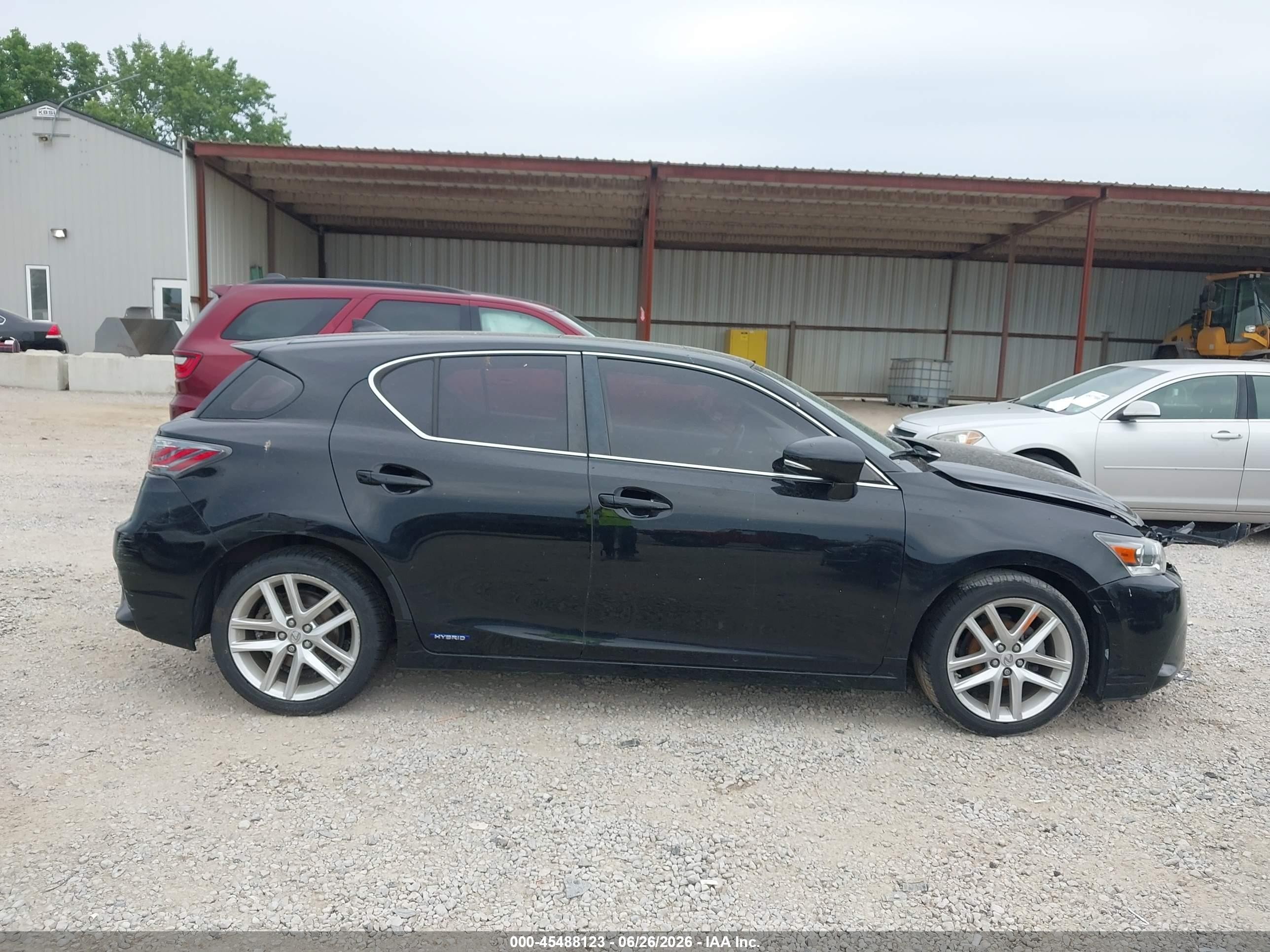 2015 Lexus Ct 200h   Black vin: JTHKD5BH2F2226517