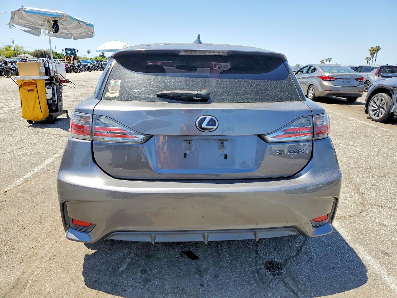 2015 Lexus Ct 200 Gray vin: JTHKD5BH2F2227540