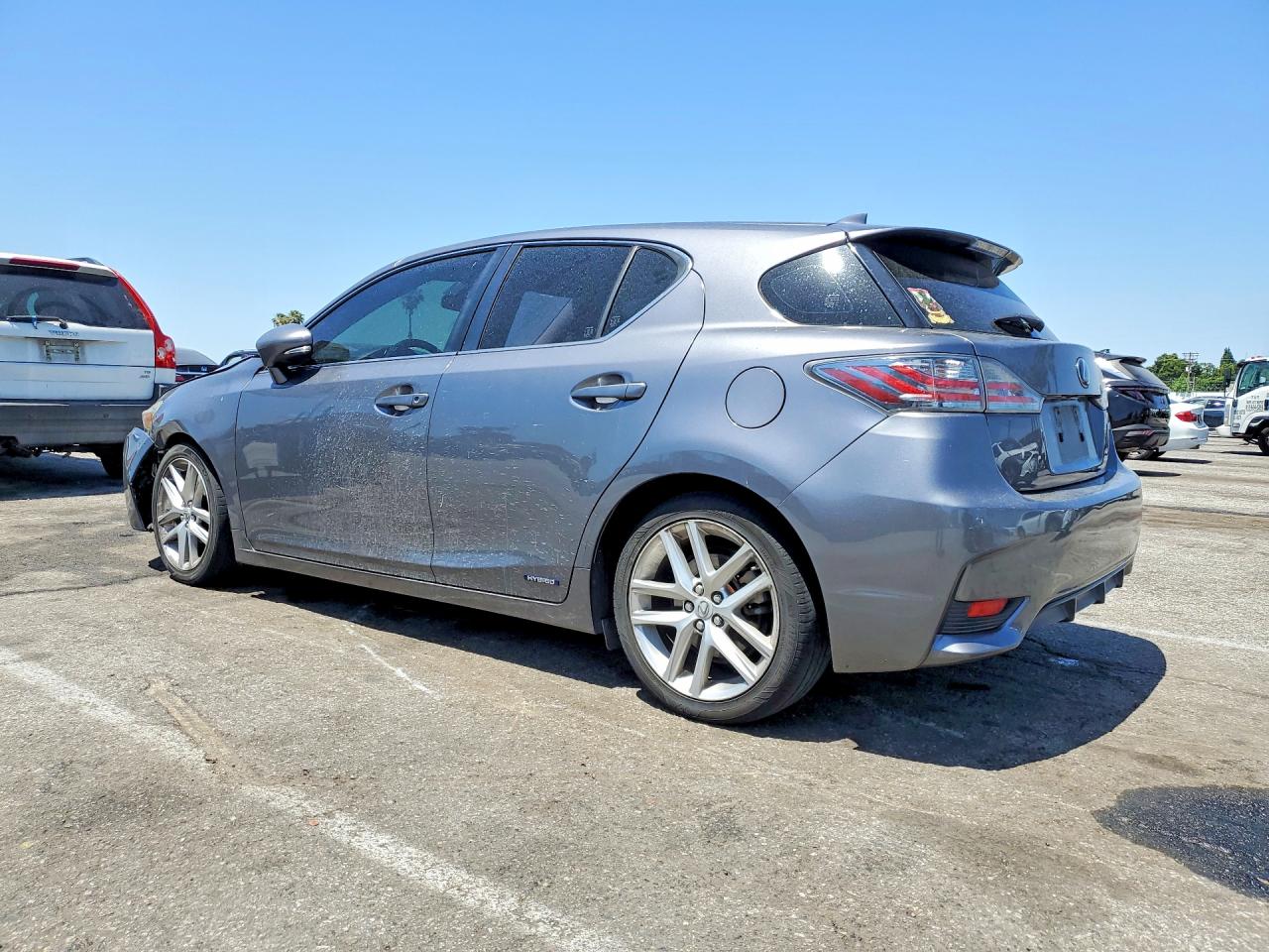 2015 Lexus Ct 200 Gray vin: JTHKD5BH2F2227540