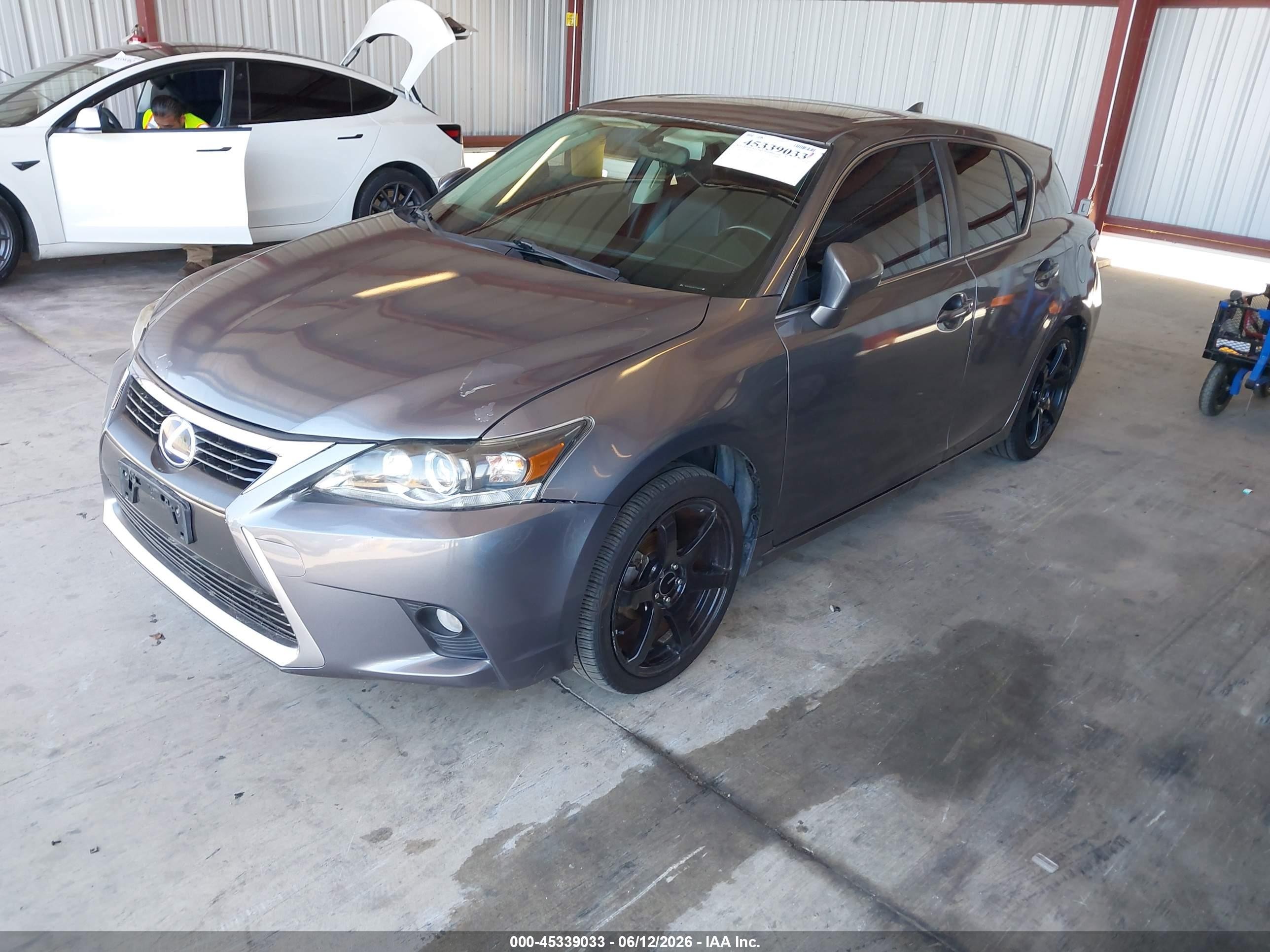 2015 Lexus Ct 200h Silver vin: JTHKD5BH2F2236674