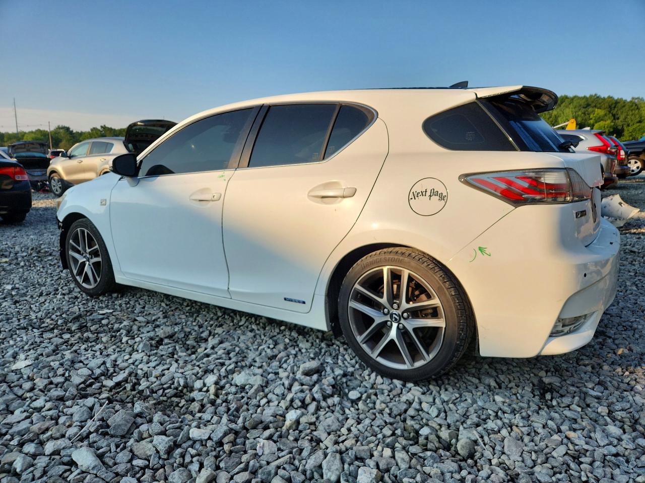 2015 Lexus Ct 200 Белый vin: JTHKD5BH2F2246461
