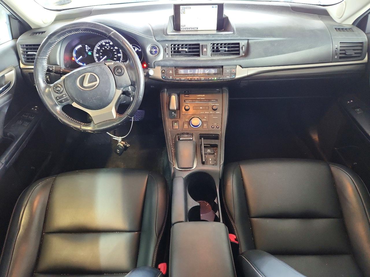 2015 Lexus Ct 200 White vin: JTHKD5BH2F2247318