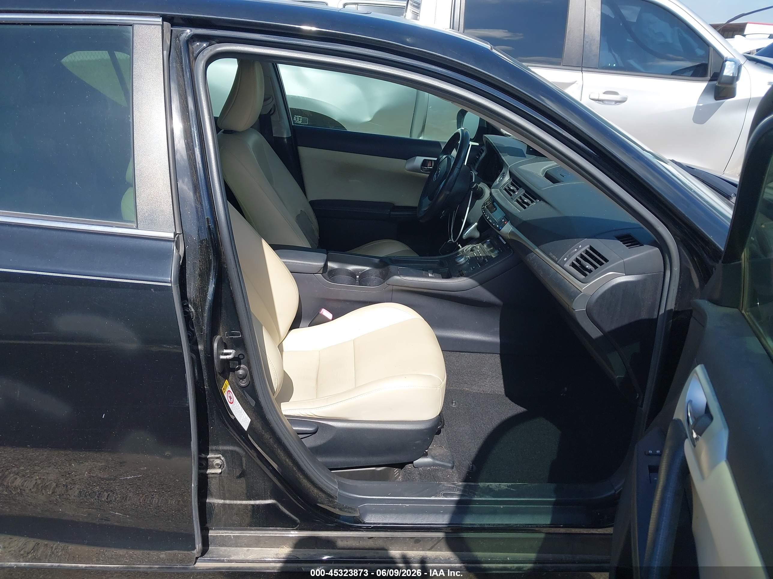 2012 Lexus Ct 200h Premium Black vin: JTHKD5BH3C2048547