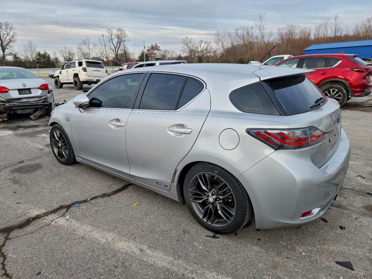 2012 Lexus Ct 200 Silver vin: JTHKD5BH3C2055448