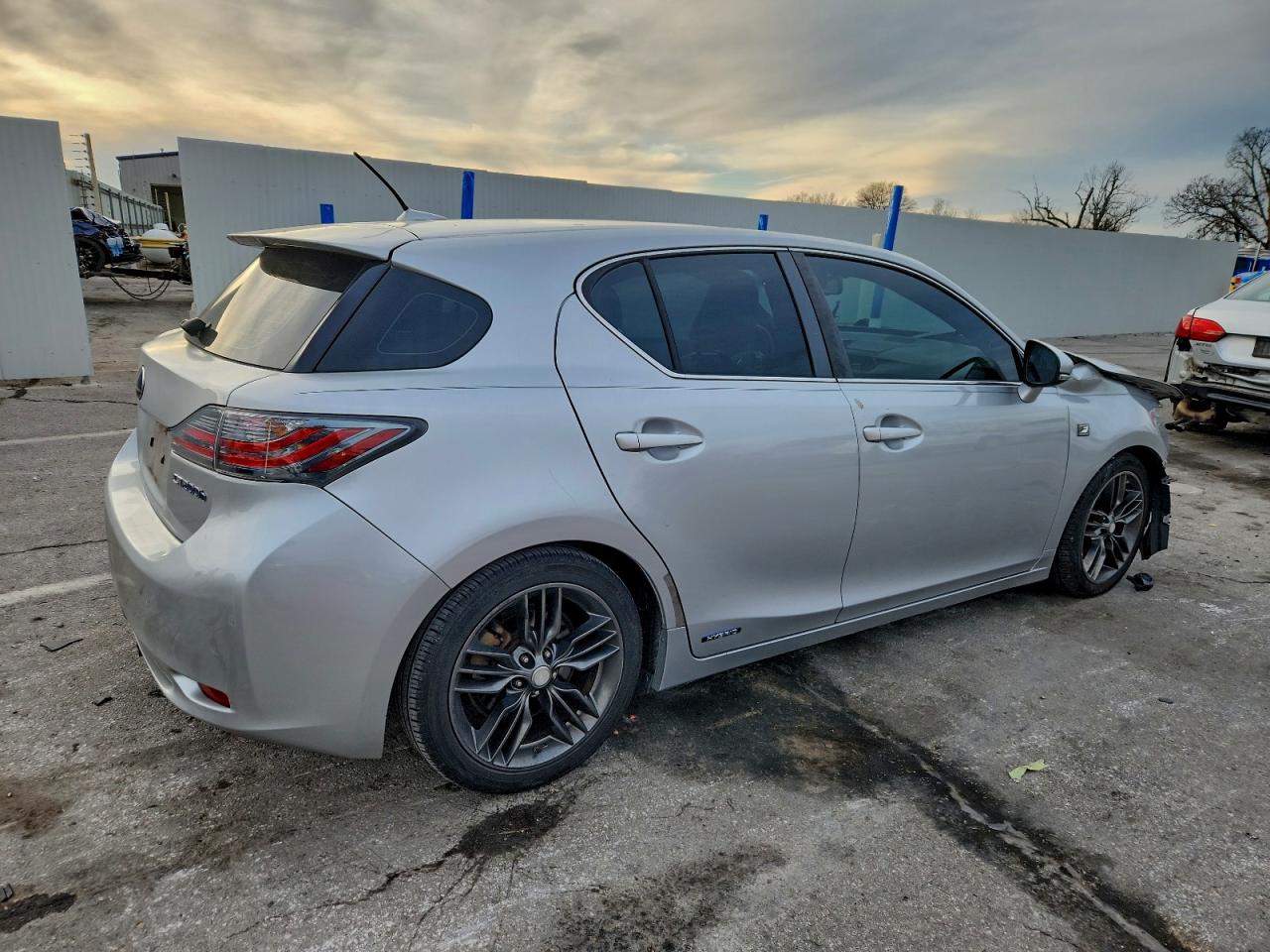 2012 Lexus Ct 200 Silver vin: JTHKD5BH3C2055448