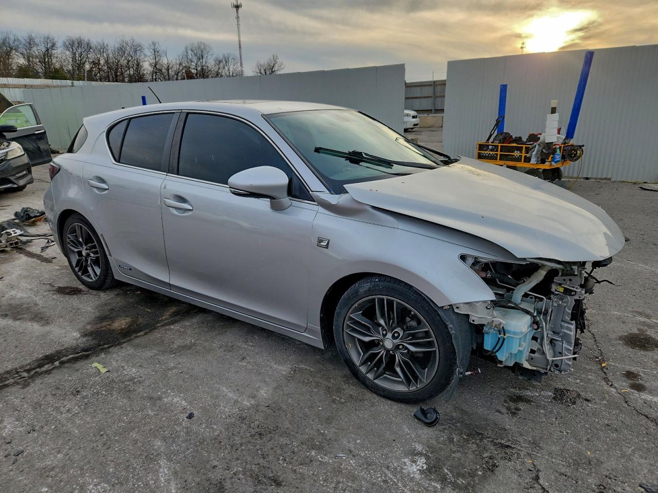 2012 Lexus Ct 200 Silver vin: JTHKD5BH3C2055448