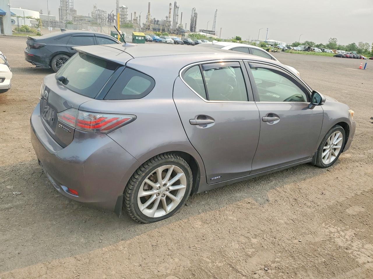 2012 Lexus Ct 200 Gray vin: JTHKD5BH3C2058771