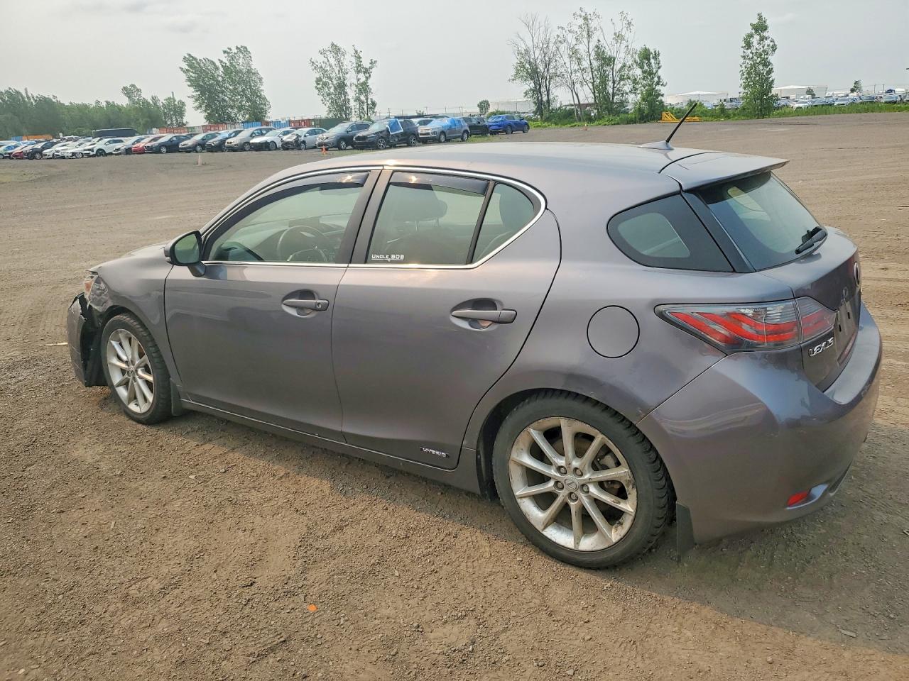 2012 Lexus Ct 200 Gray vin: JTHKD5BH3C2058771