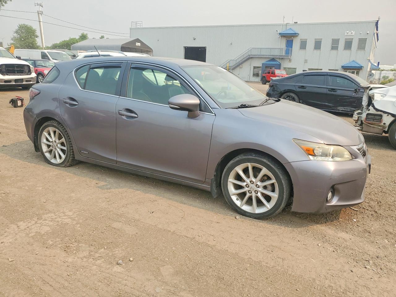 2012 Lexus Ct 200 Gray vin: JTHKD5BH3C2058771