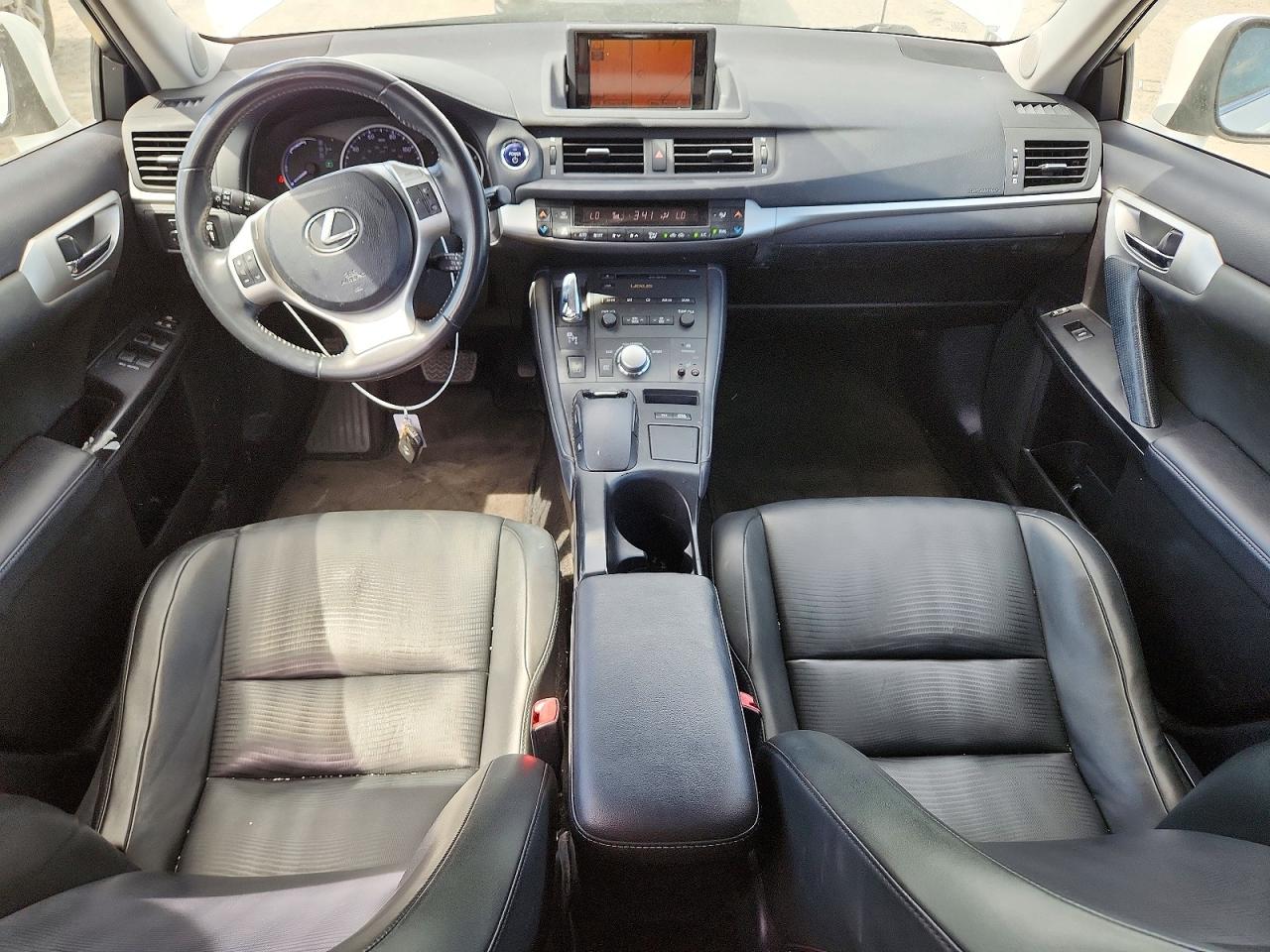 2012 Lexus Ct 200 White vin: JTHKD5BH3C2083587