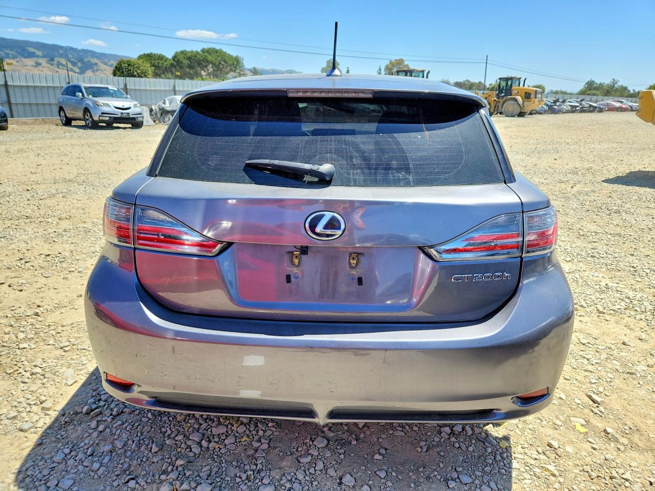 2012 Lexus Ct 200 Gray vin: JTHKD5BH3C2084013
