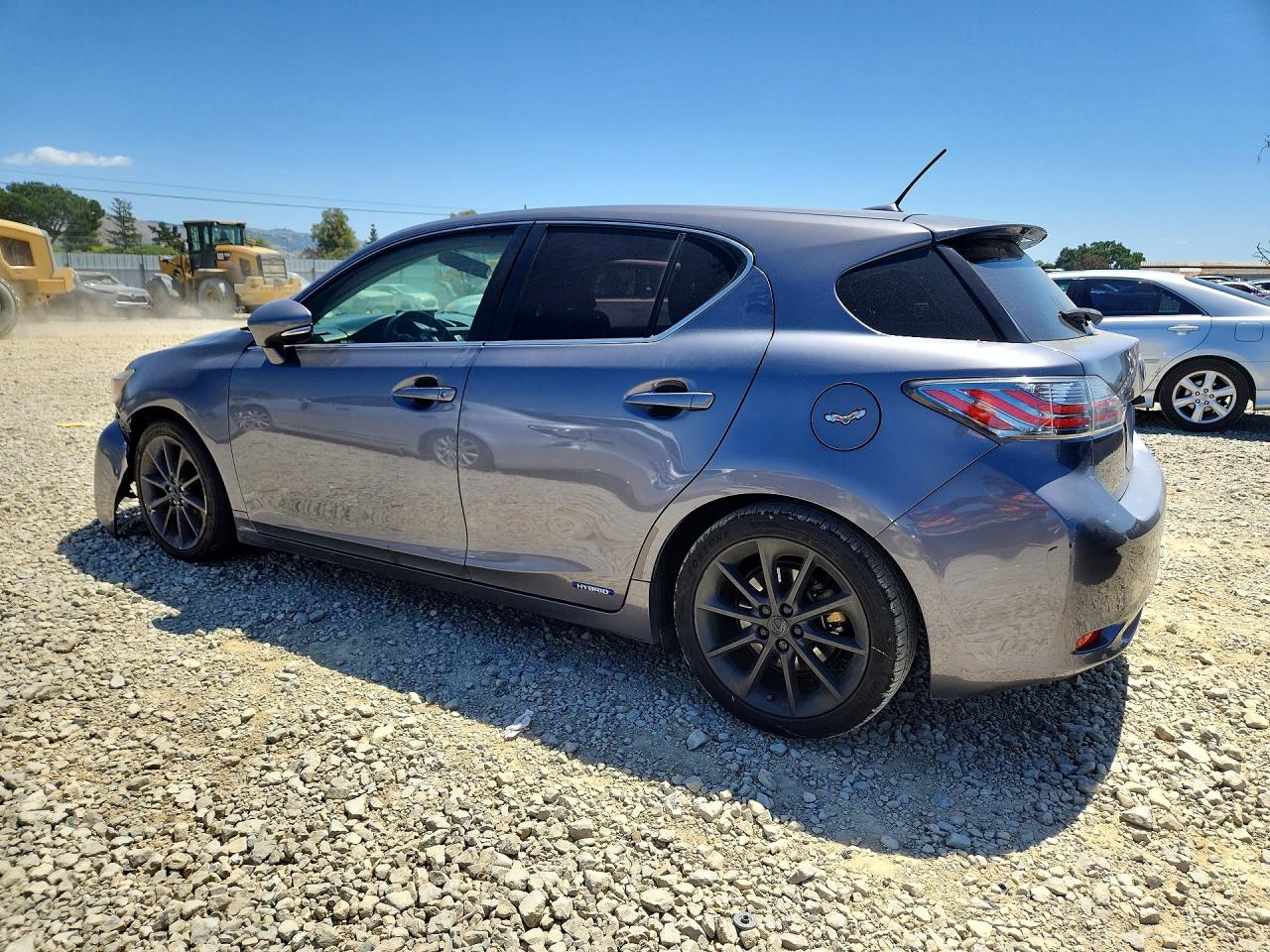 2012 Lexus Ct 200 Gray vin: JTHKD5BH3C2084013