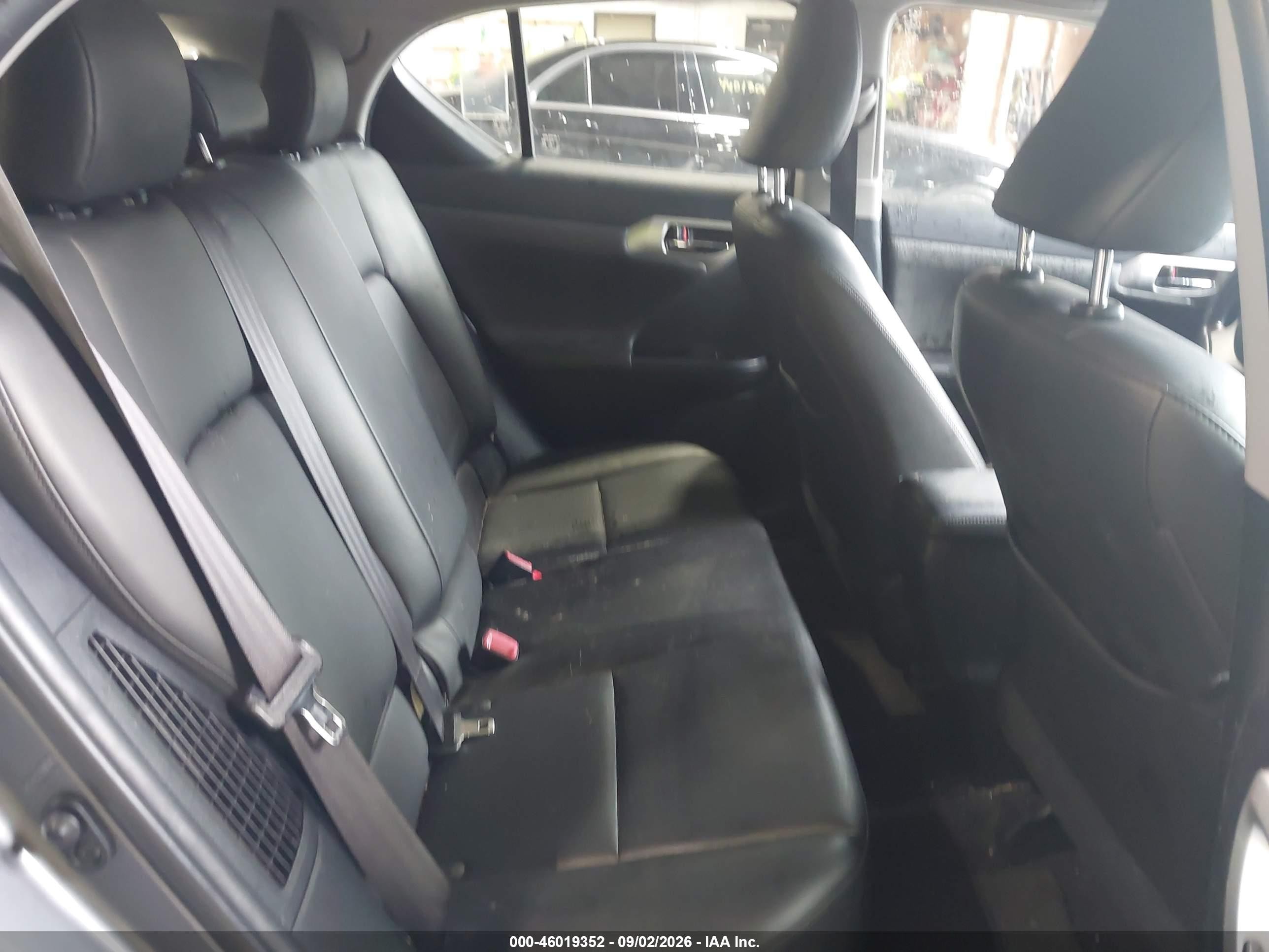 2012 Lexus Ct 200h Premium Gray vin: JTHKD5BH3C2101795